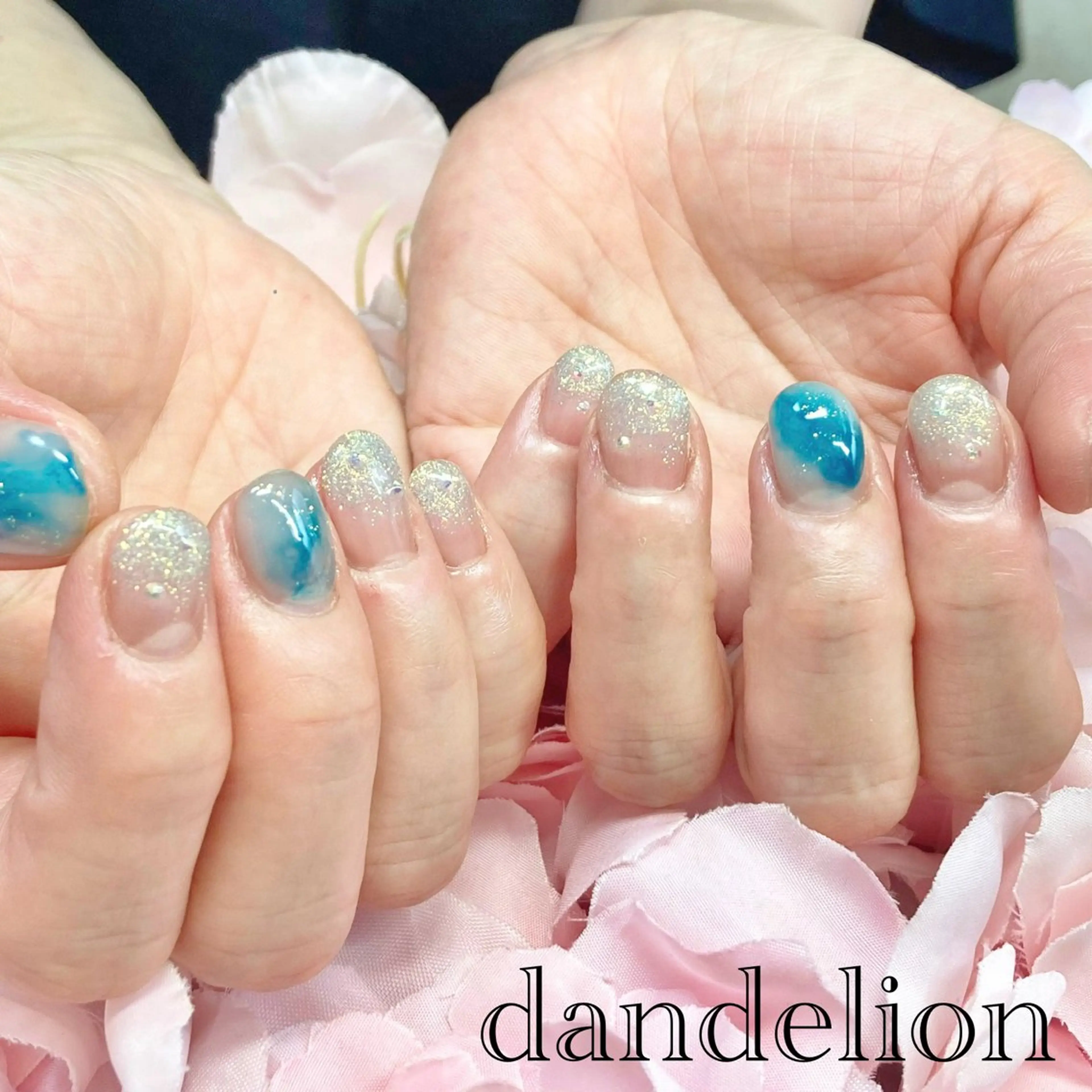 ネイル ハンドネイル ハンドケア dandelion ダンデライオンのネイルデザイン