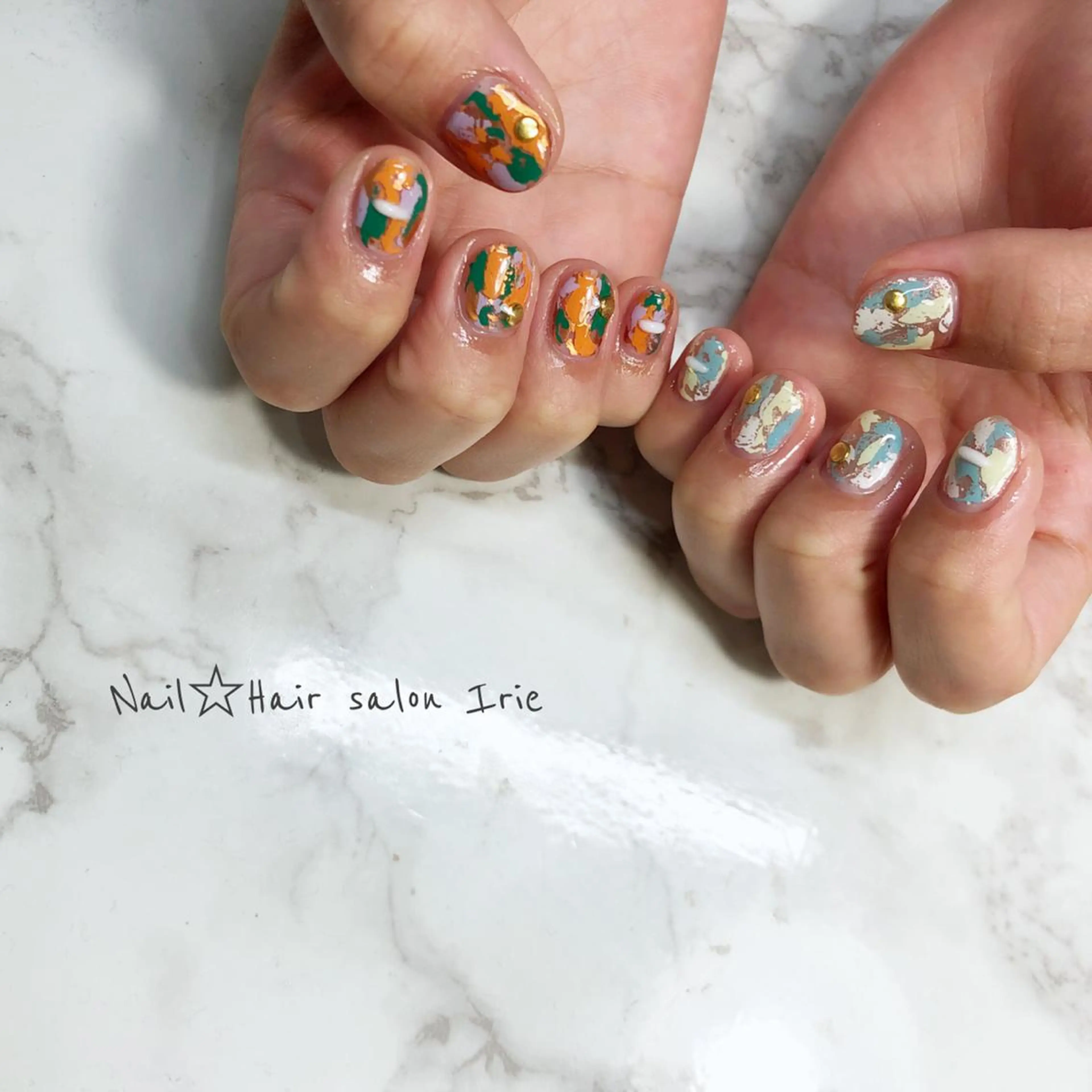 ネイル ハンドネイル Hair salon Irie所属・與儀 知佳のネイルデザイン