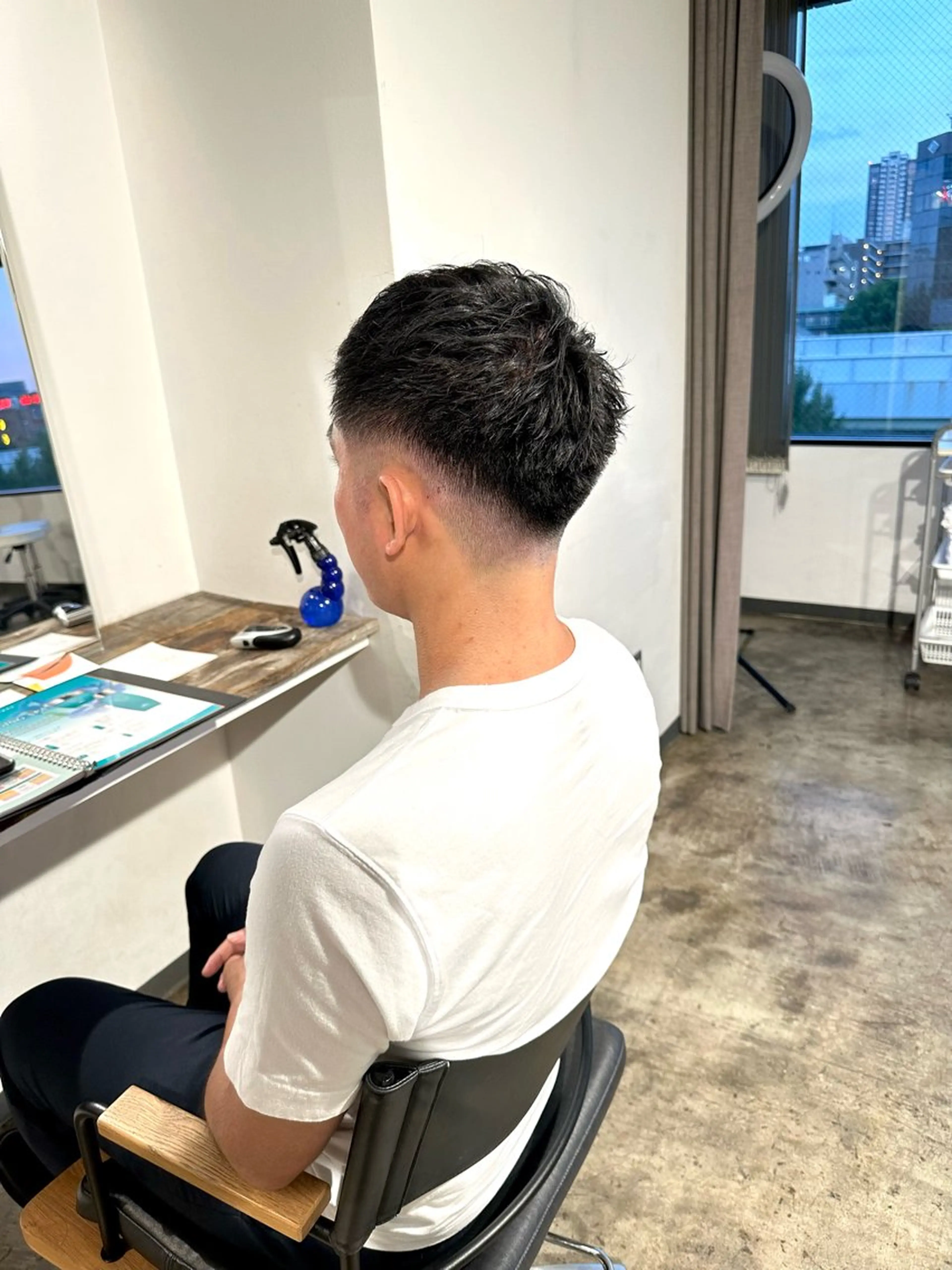 メンズ フェードカット スパイキーショート カット 骨格補正施術/メンズ 専門美容師/YUYAのヘアスタイル