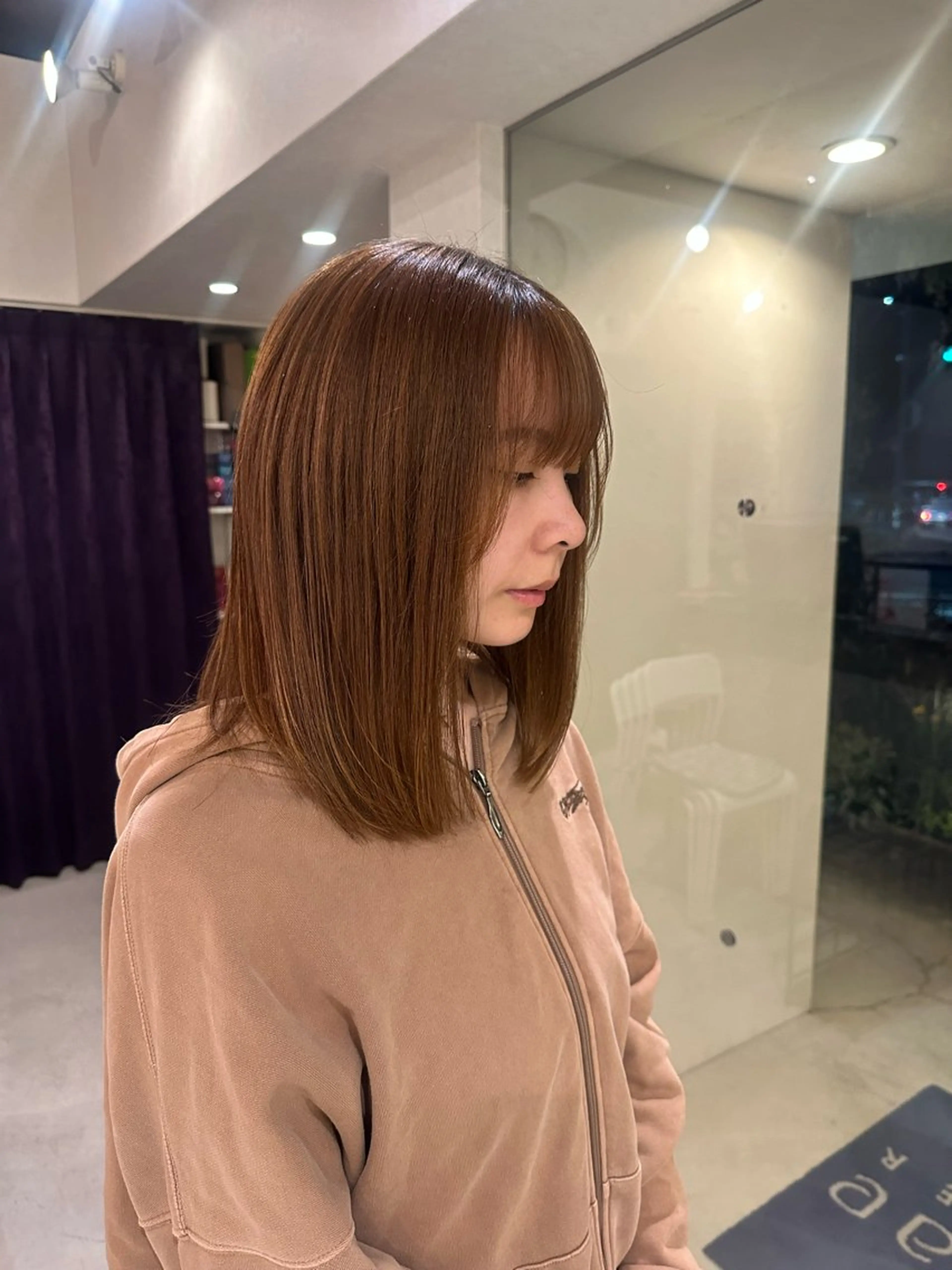 ミディアム 和泉市／mahae 吉田のヘアスタイル