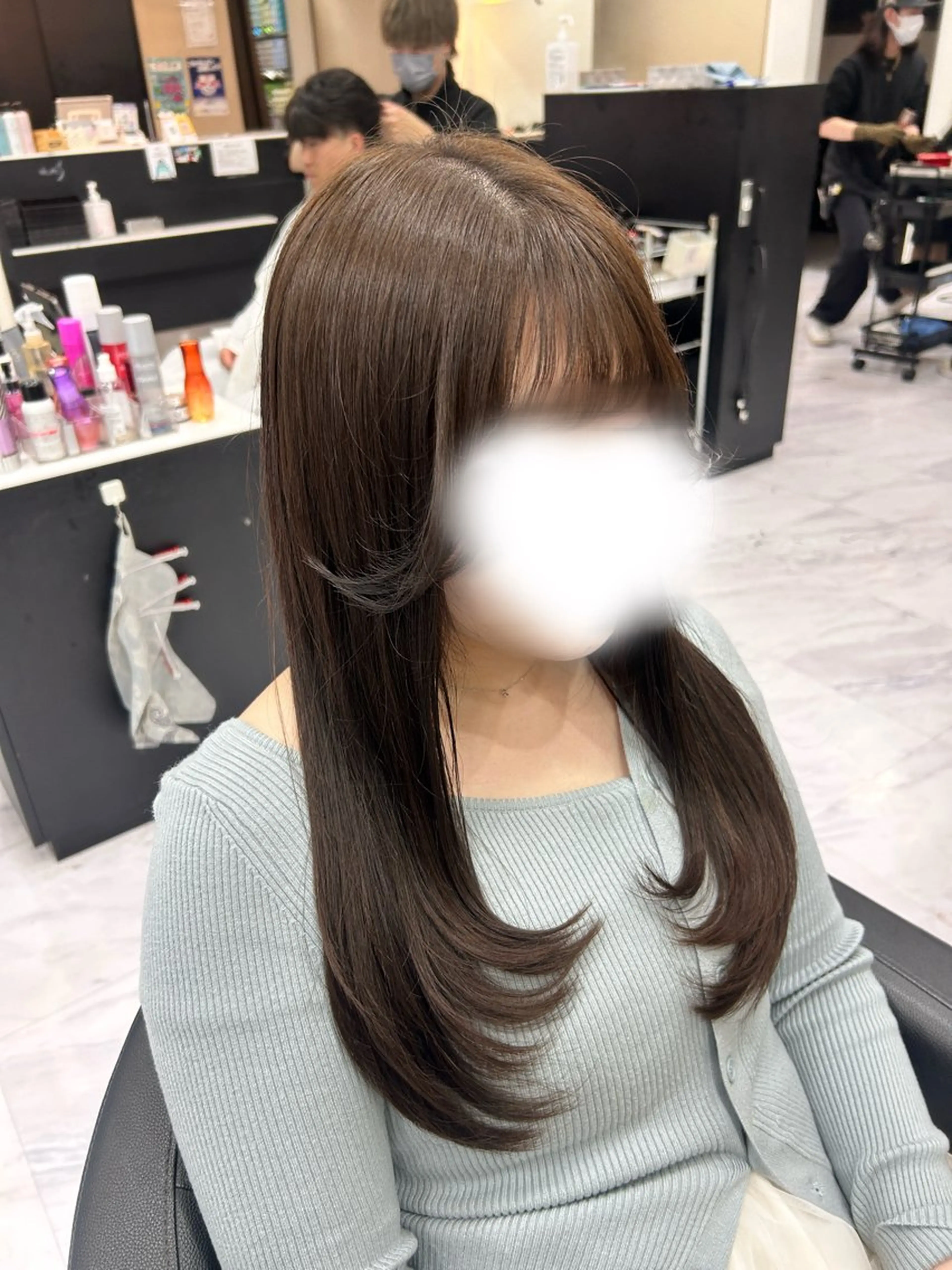 ロング カラー レイヤーカット カット ヘアカラー トリートメント 🍊小川実里🍊 /カラーレイヤーのヘアスタイル