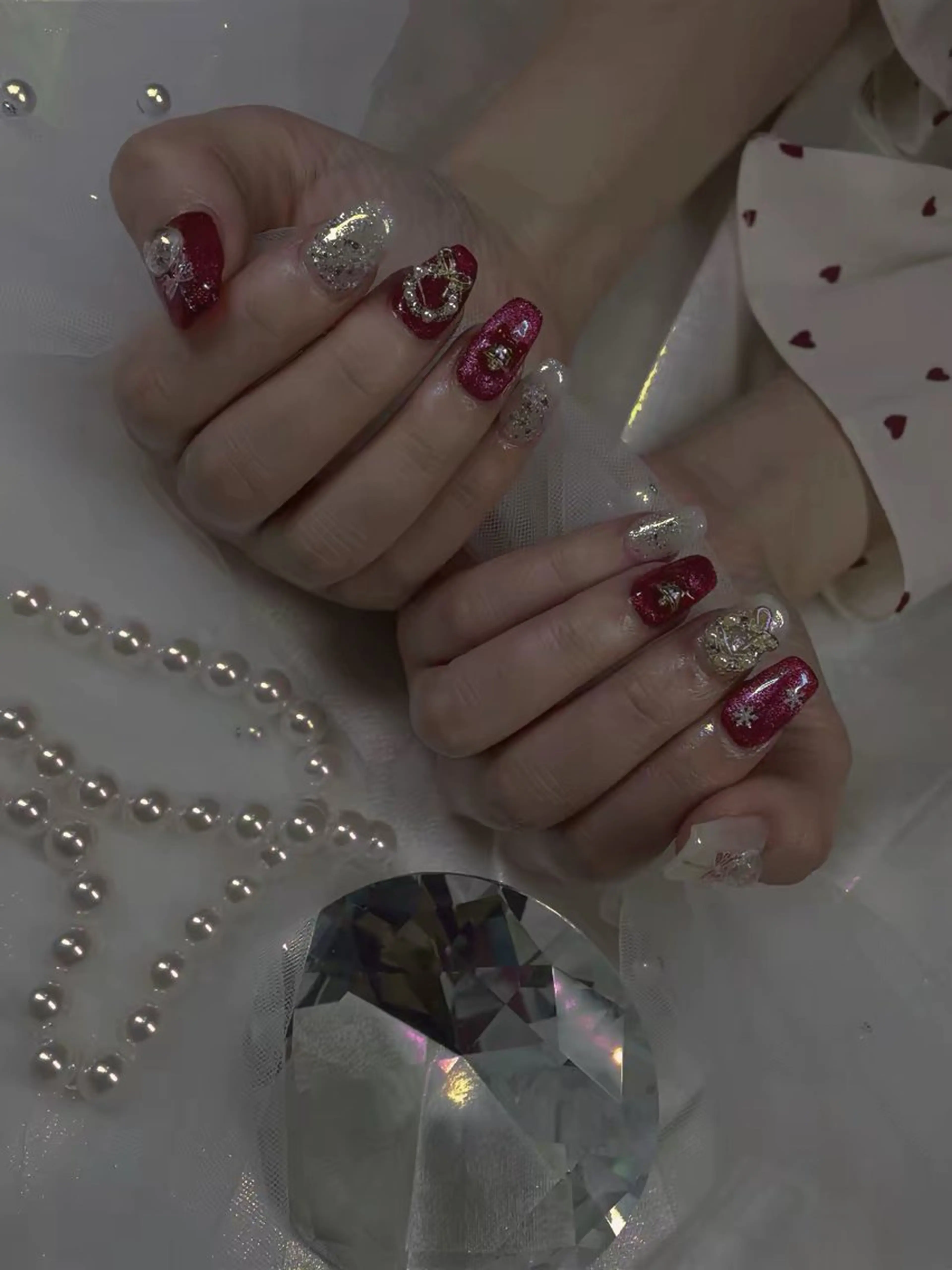 ネイル 冬ネイル クリスマス プライベートネイルサロン~Lani~所属・La niのネイルデザイン