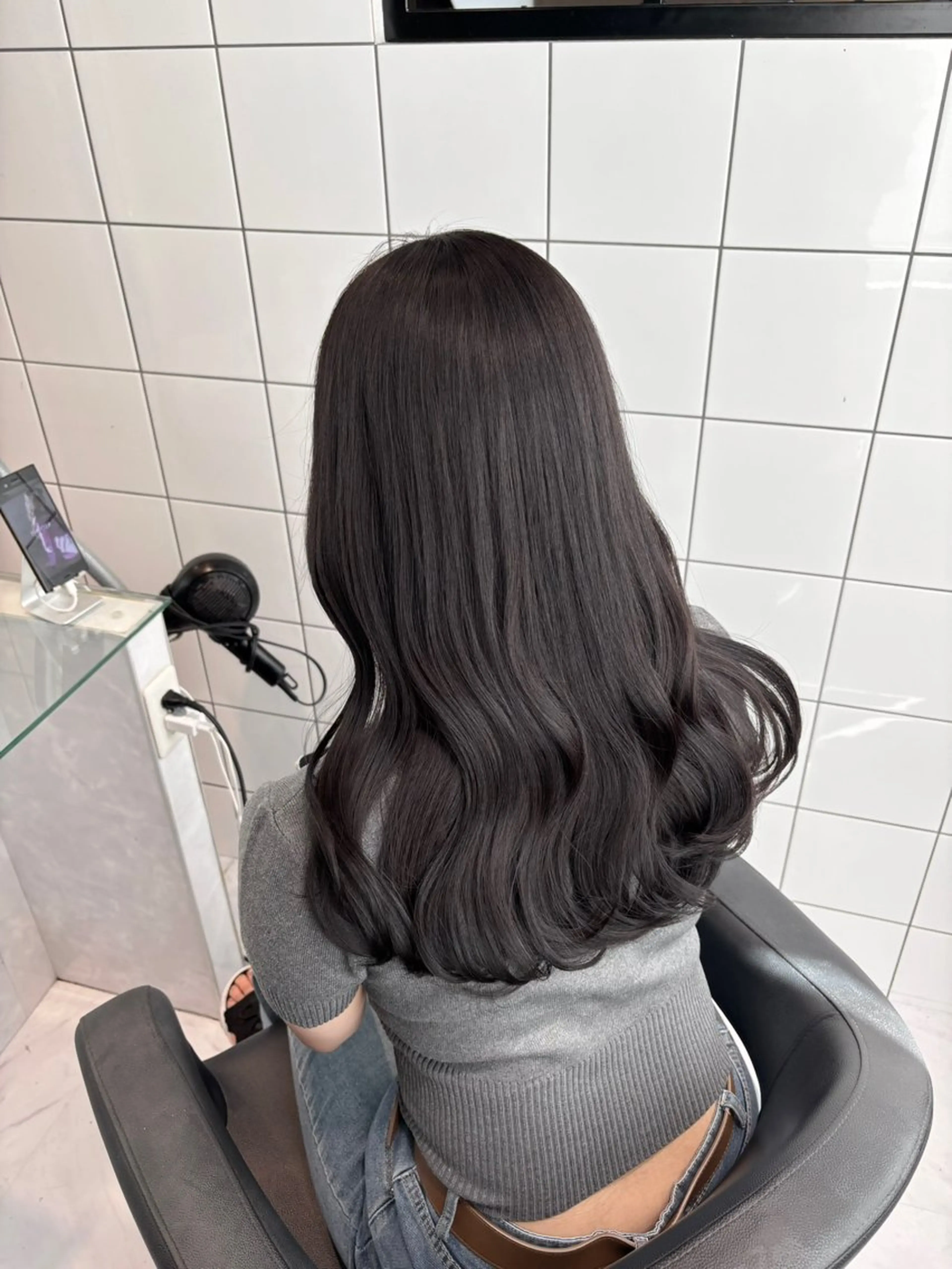 ロング カラー ヘアカラー トリートメント ヘアセット 髪質改善🩰透明感カ ラー🎀hinanoのヘアスタイル