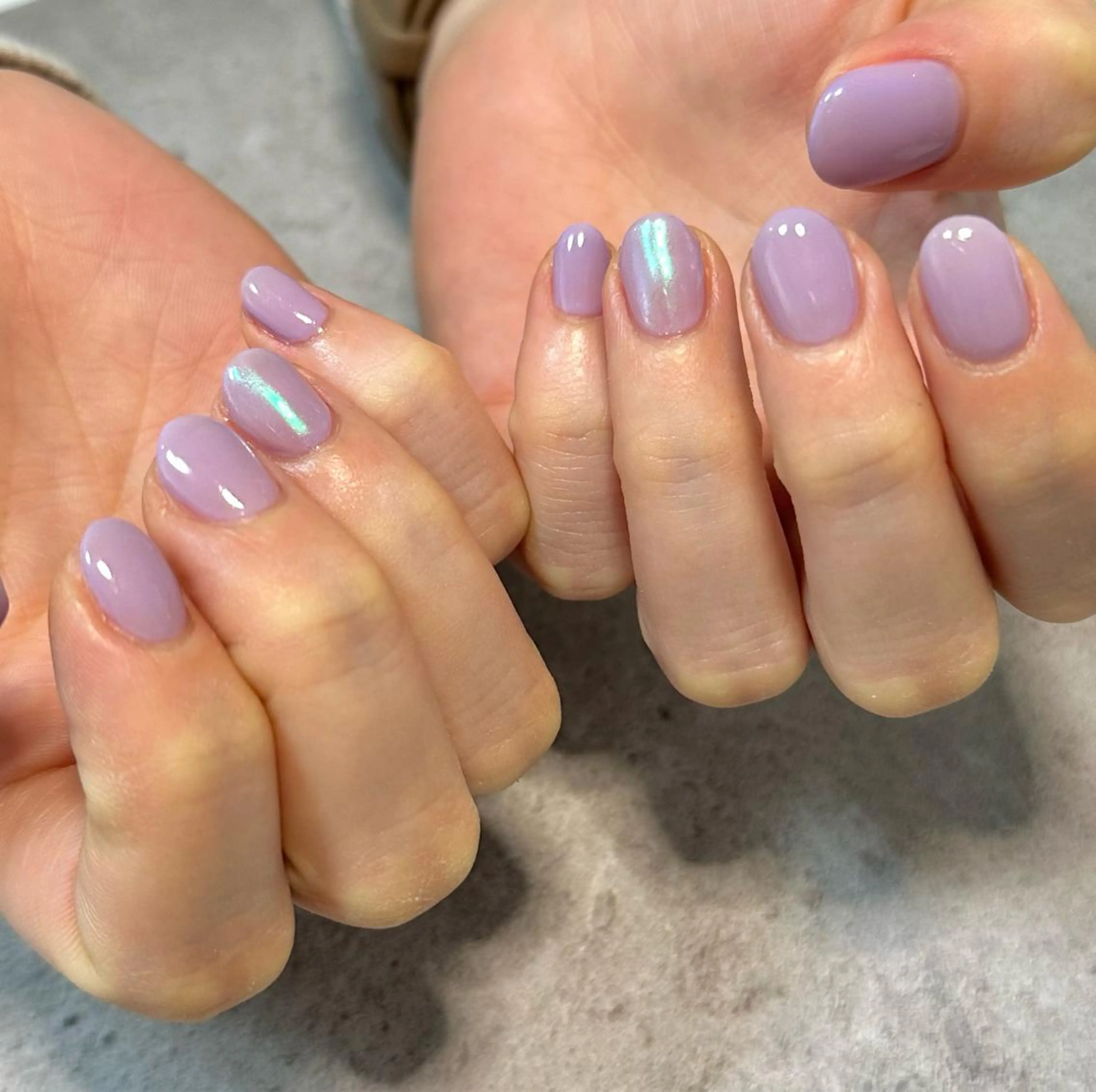 ネイル オーロラネイル ハンドネイル Feena nail/RINAのネイルデザイン