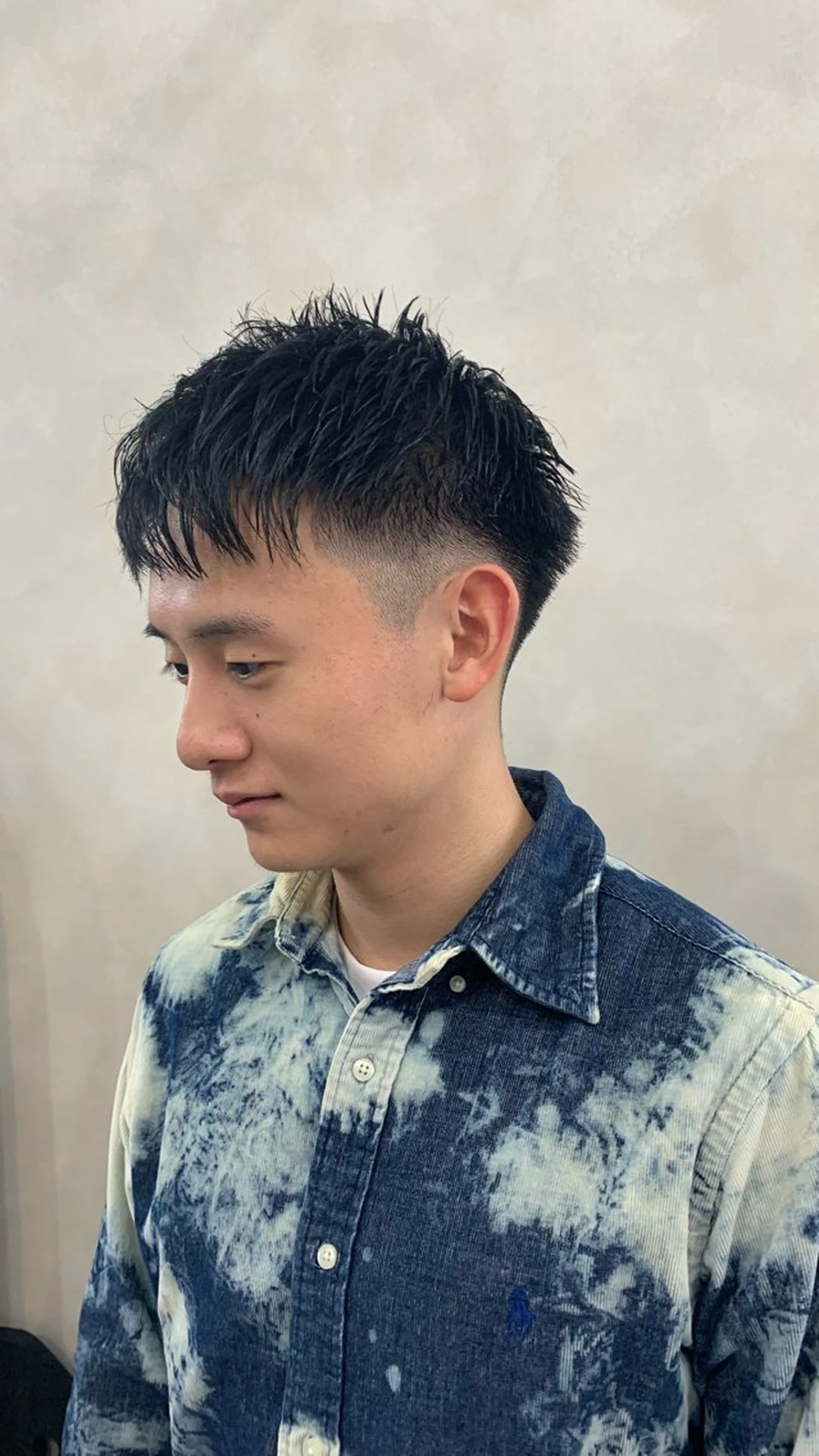 ショート メンズ カット チバ ヒロトのヘアスタイル