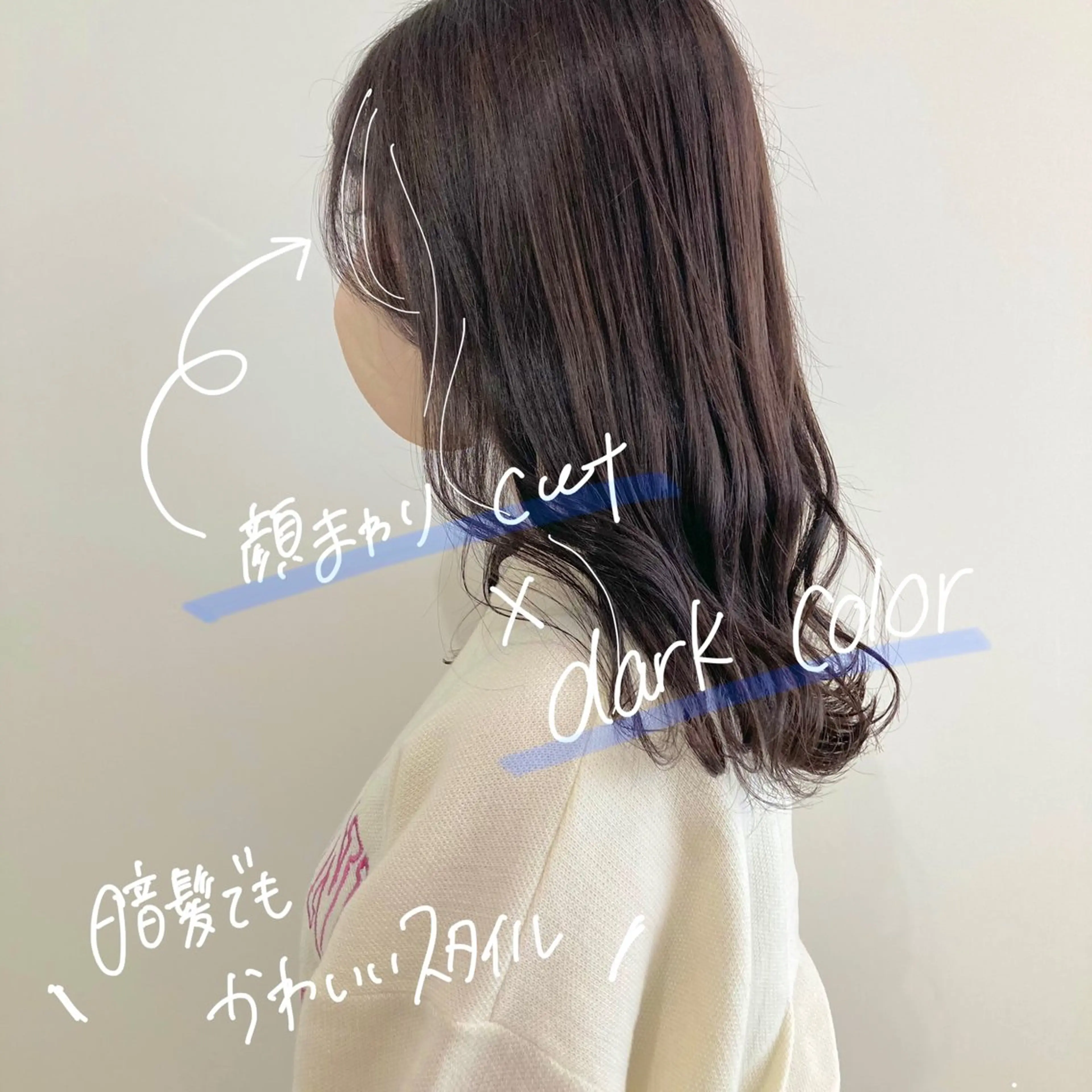 ミディアム カラー お洒落パーマ/ 艶カラー/michiのヘアスタイル