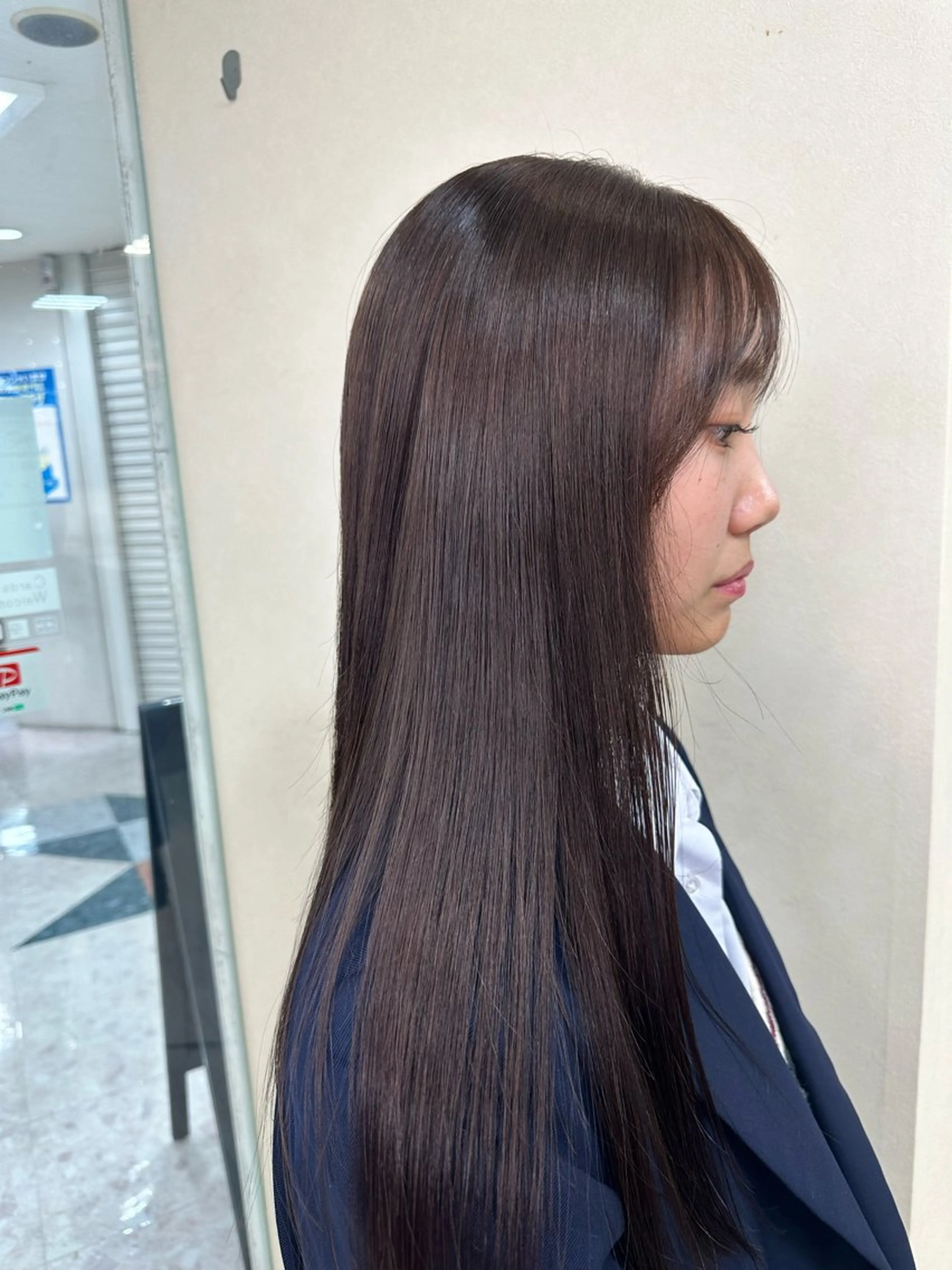 ロング カラー ブラウンカラー マロンブラウン トリートメント 髪質改善/レイヤー/ 艶髪🎀ayaneのヘアスタイル
