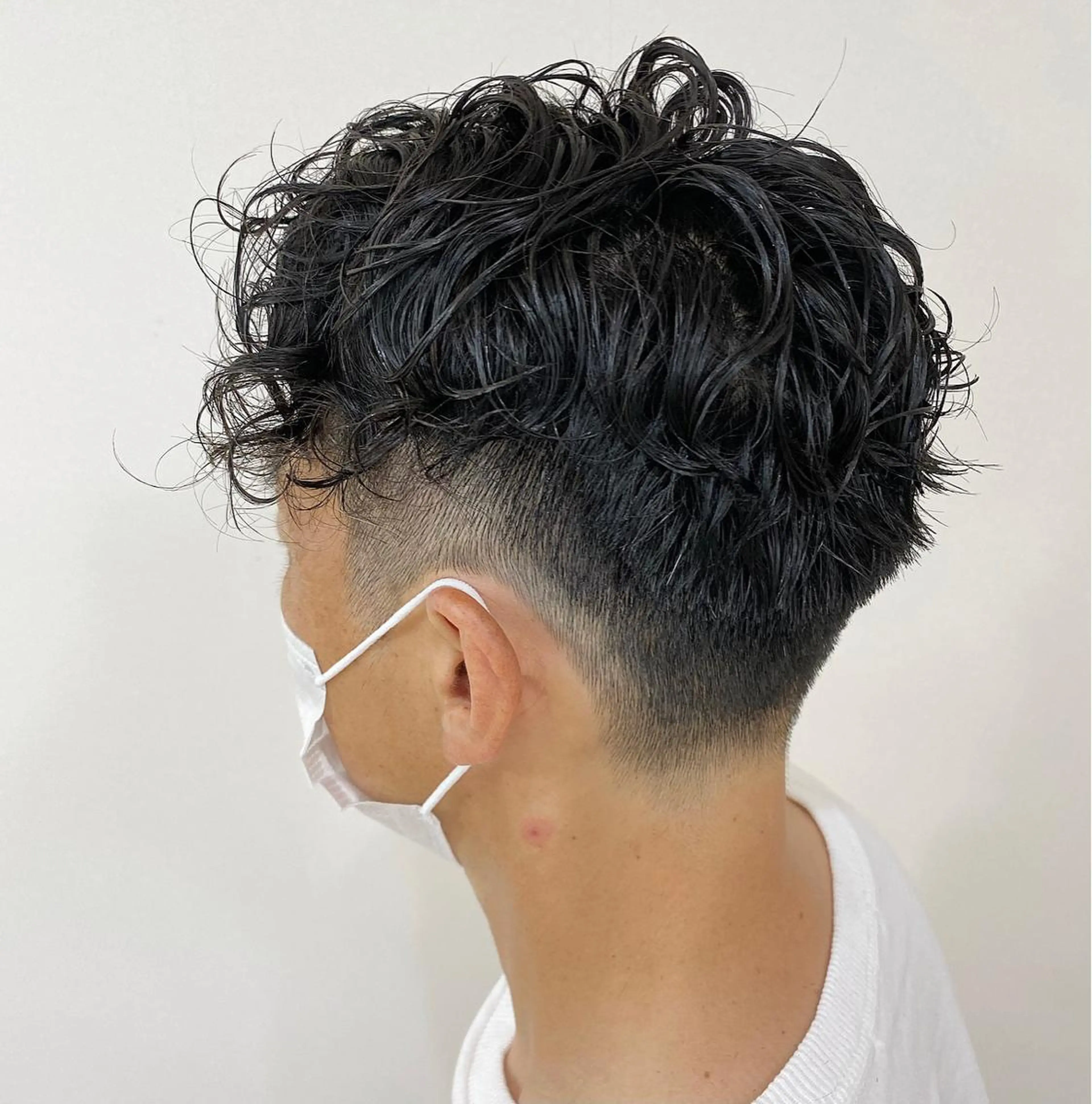 パーマ メンズ 刈り上げ Ricci小針店所属・小池 隼人のヘアスタイル