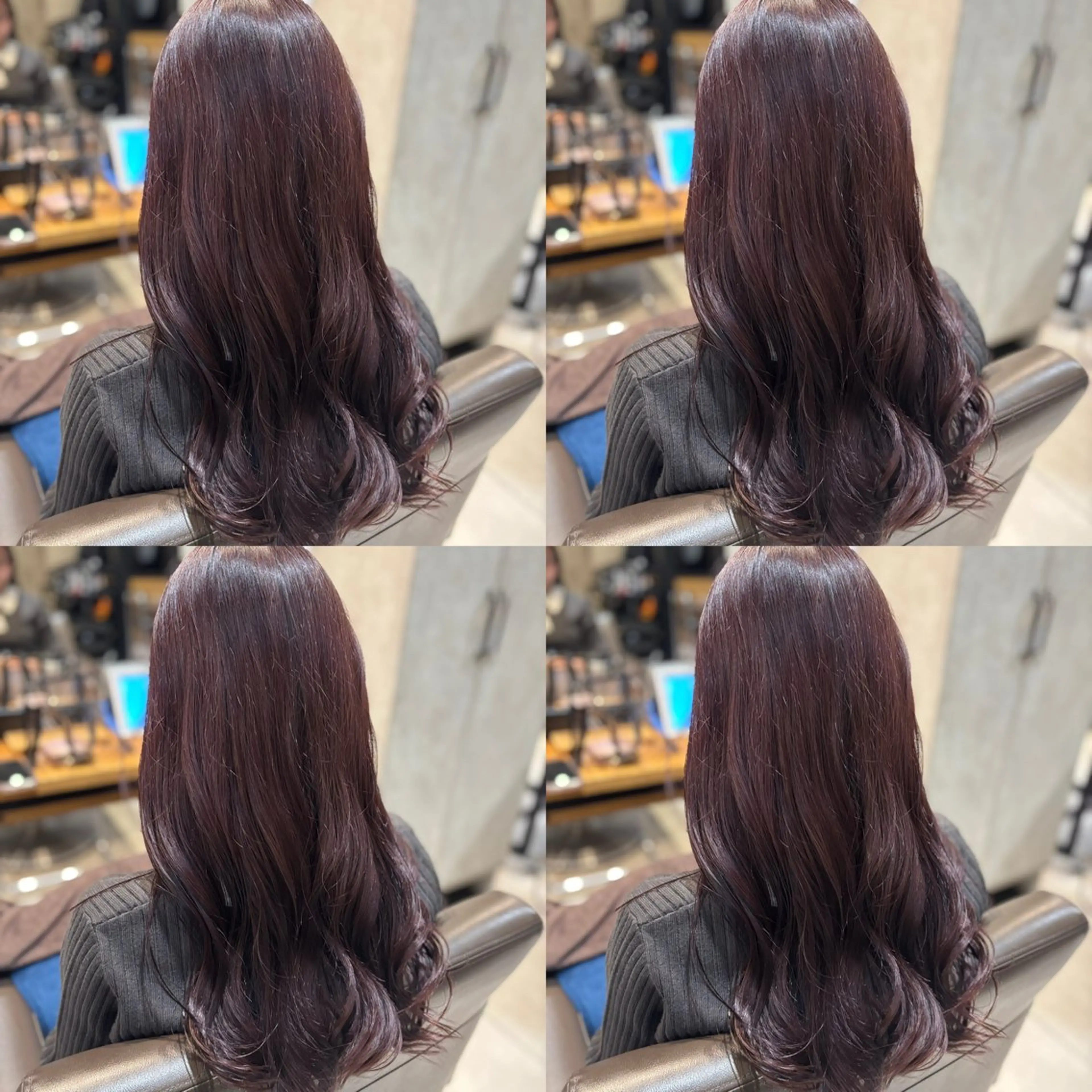 セミロング カラー バイオレットカラー haru新宿所属・新宿/美髪/髪質改善 🫧リョウ🫧のヘアスタイル