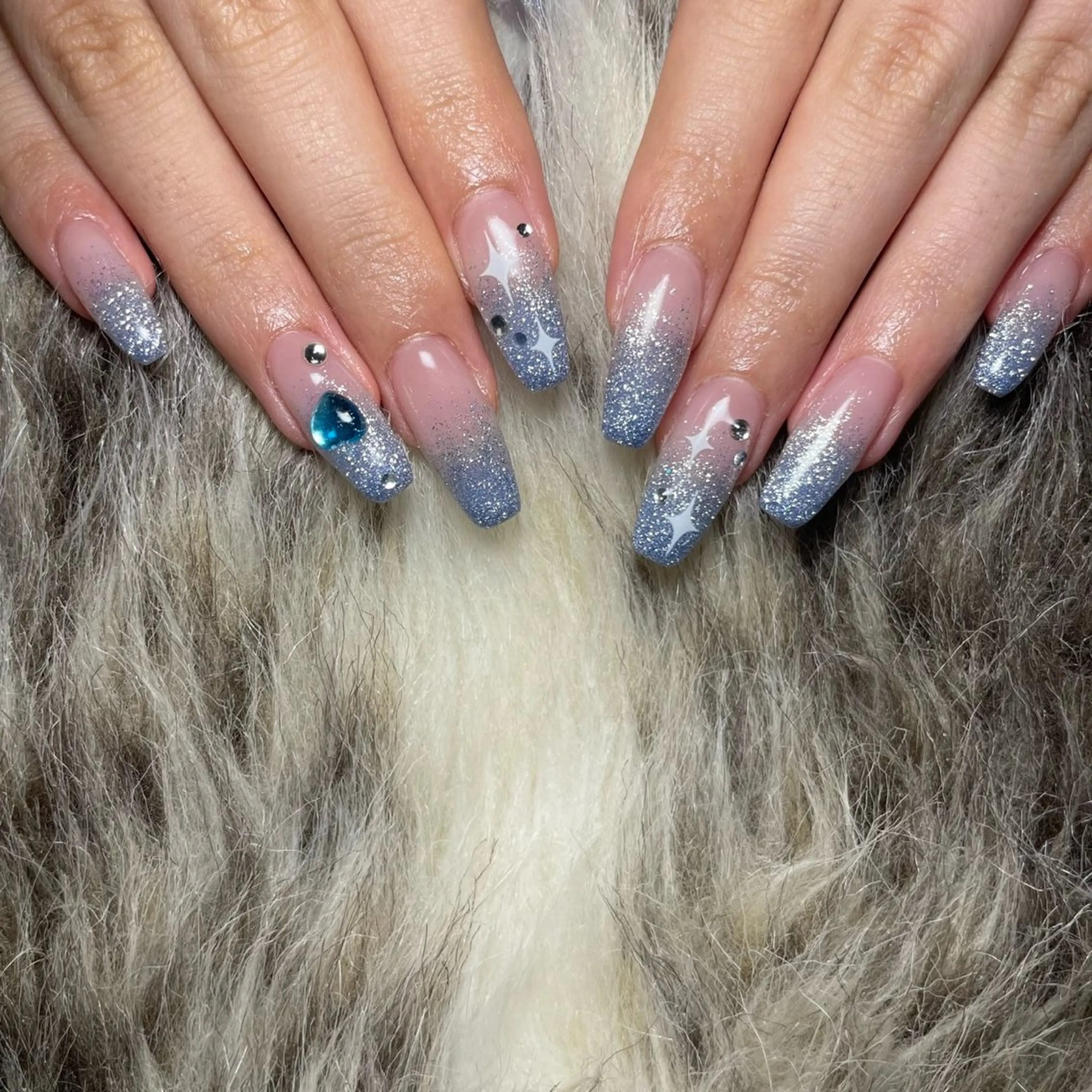 💅Hand💅【自店オフ込】ラメグラデーションコース💖の写真