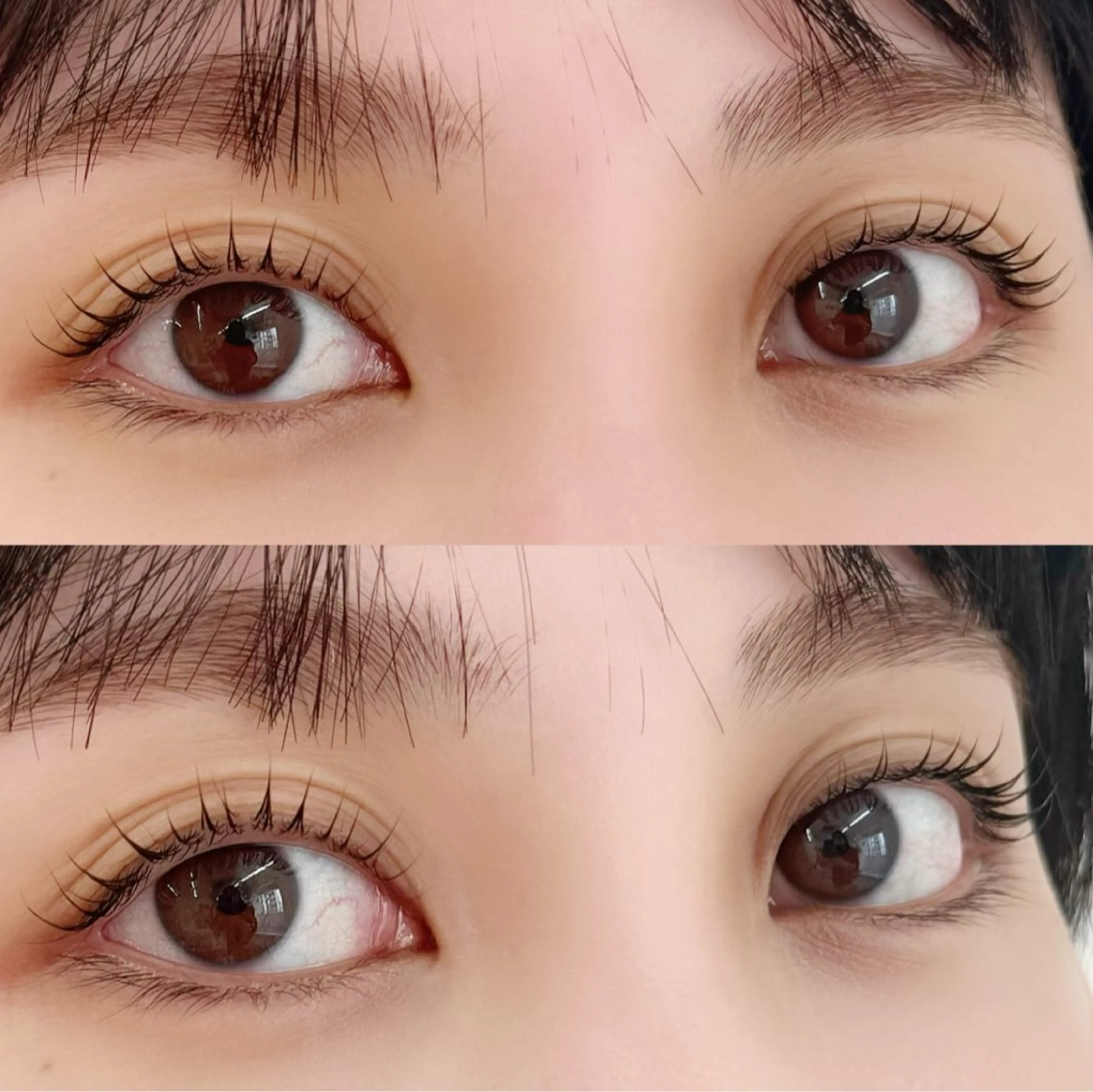 マツエク・マツパ 束感まつ毛 フラットラッシュ 韓国風マツエク ナチュラル パリジェンヌラッシュリフト CLUTCH江坂 こんどうのマツエク・マツパデザイン