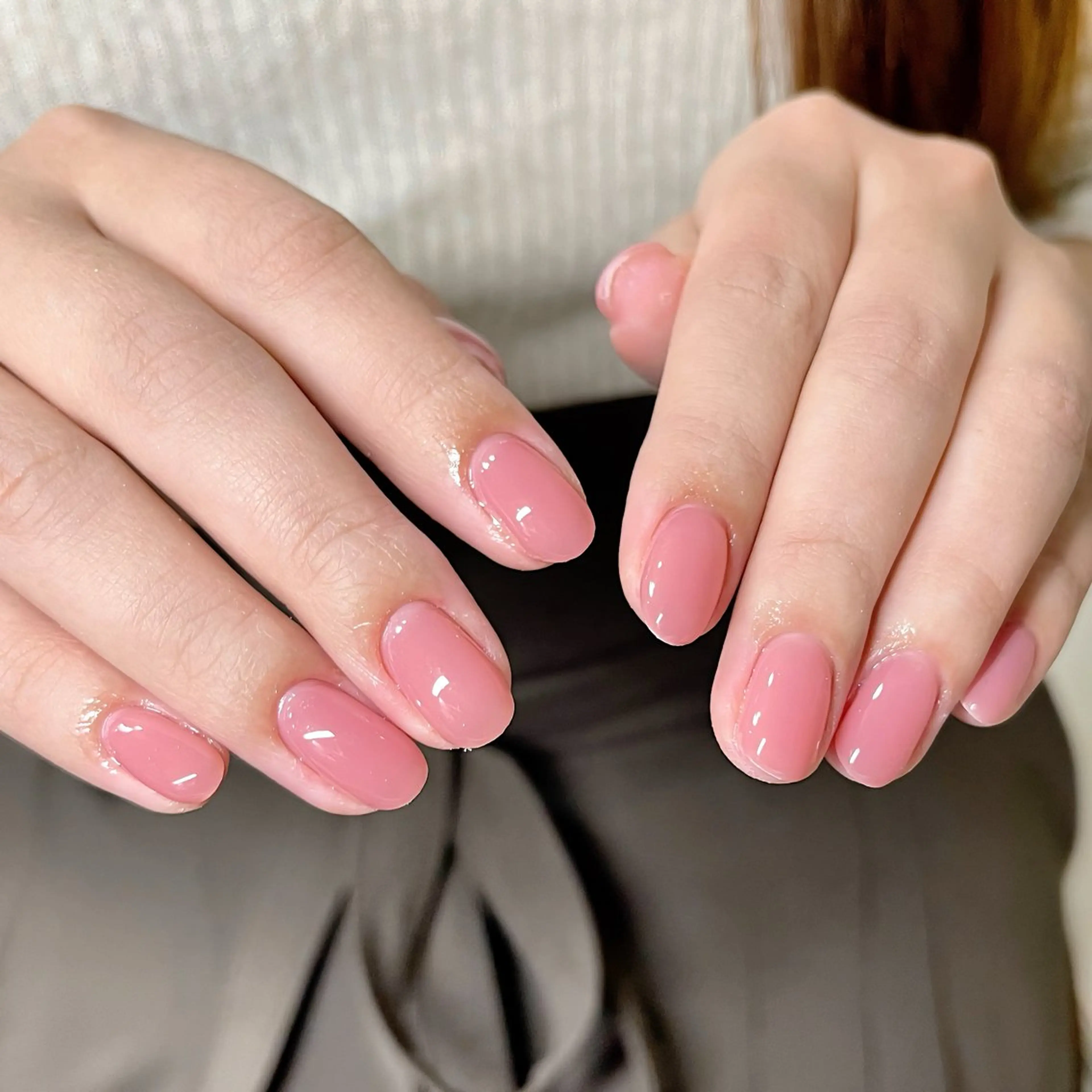 ネイル ハート ホログラムネイル ワンカラーネイル リボン バレンタイン ハンドネイル ハンドケア 🫧OPELIA NAIL渋谷🫧のネイルデザイン