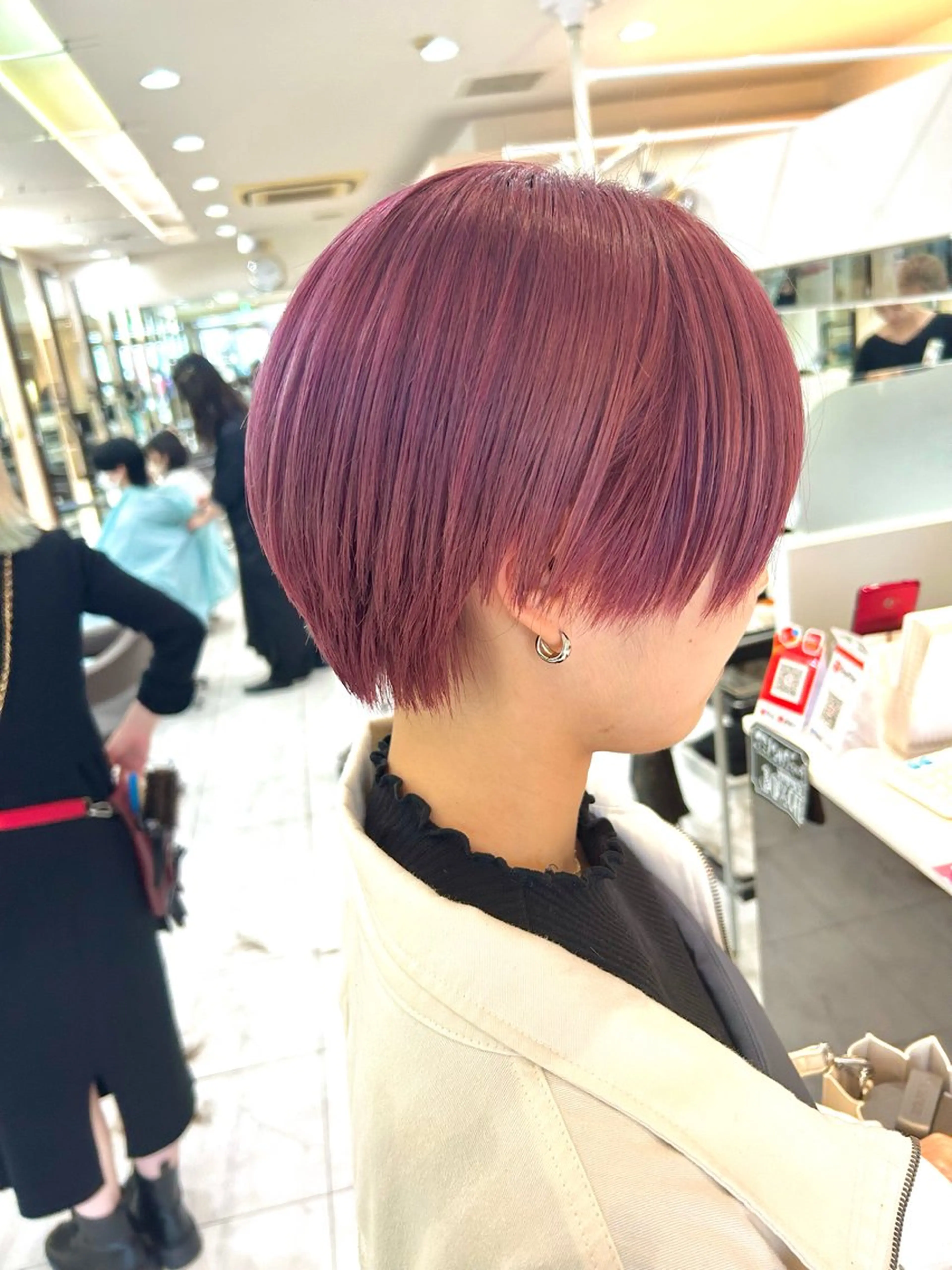 ショート ショートヘア カット RIKA💙パーマ 艶カラー💙のヘアスタイル