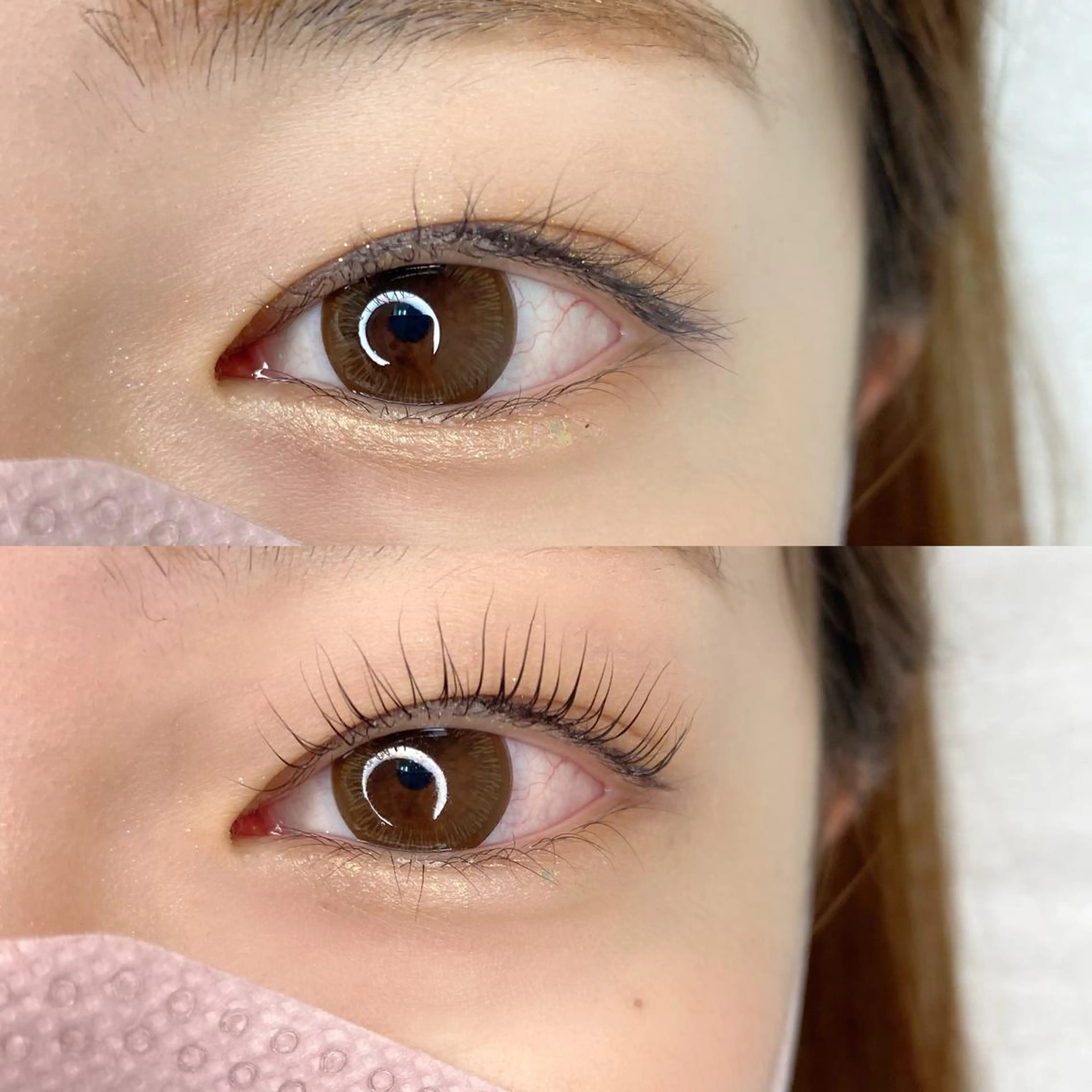 マツエク・マツパ パリジェンヌラッシュリフト 歩優【ayu】💛 " lazo"のマツエク・マツパデザイン