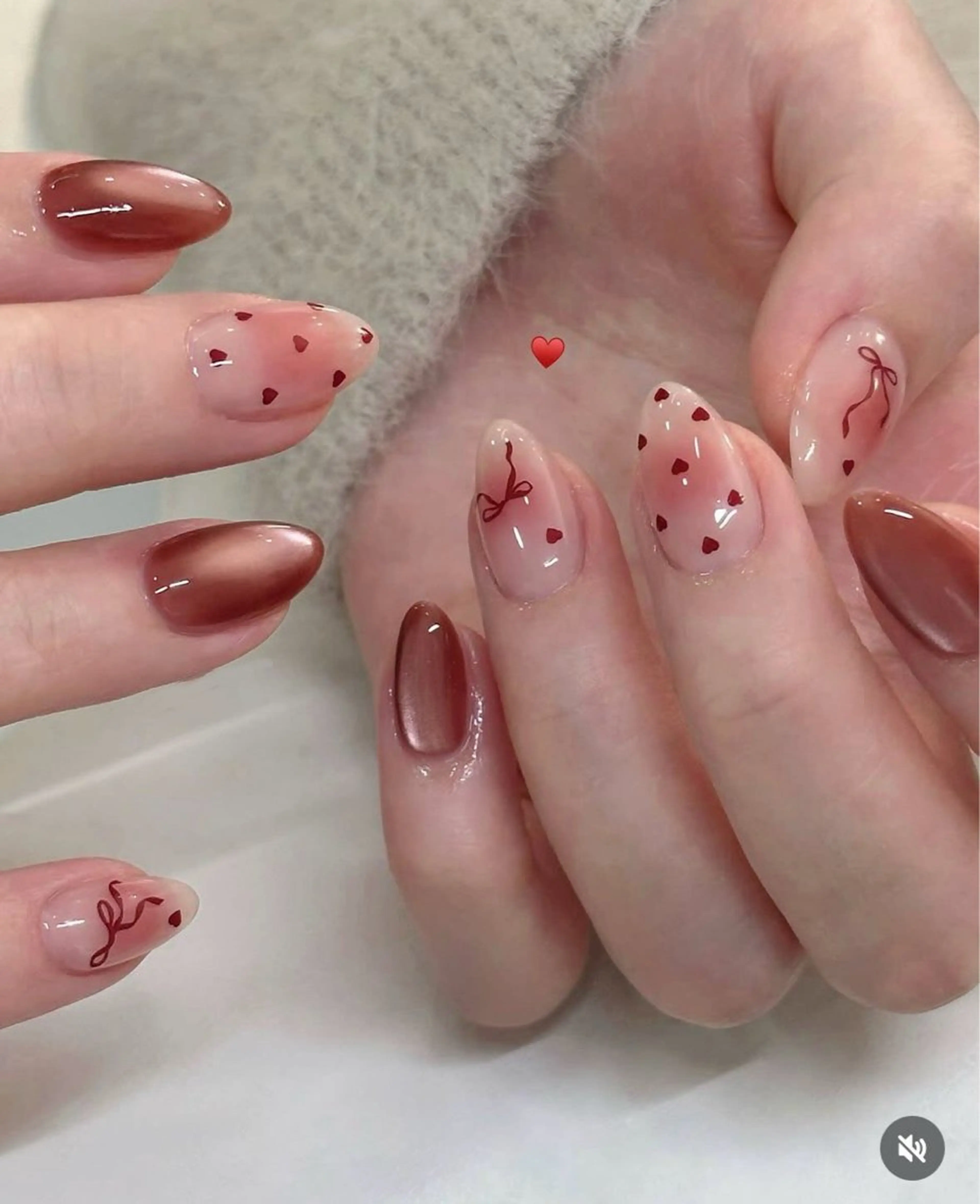 ネイル チークネイル フットネイル フレンチネイル グラデーション 韓国ネイル ハンドネイル Ribbon nails salon所属・Ribbonnail salonのネイルデザイン