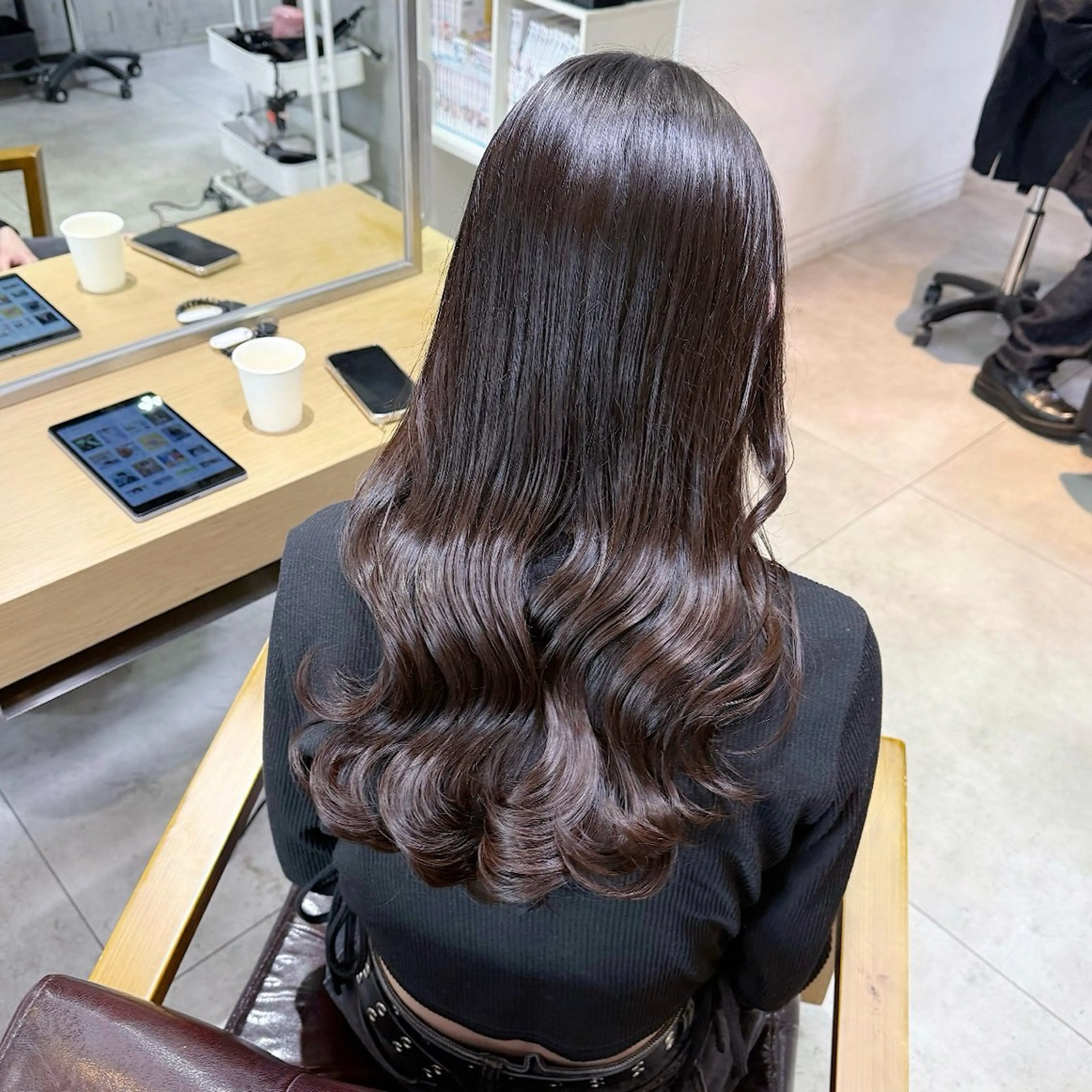 ロング カラー カット ヘアカラー Alea by little 横浜所属・♡🌚垢抜け艶カラー Shiori🌝♡のヘアスタイル