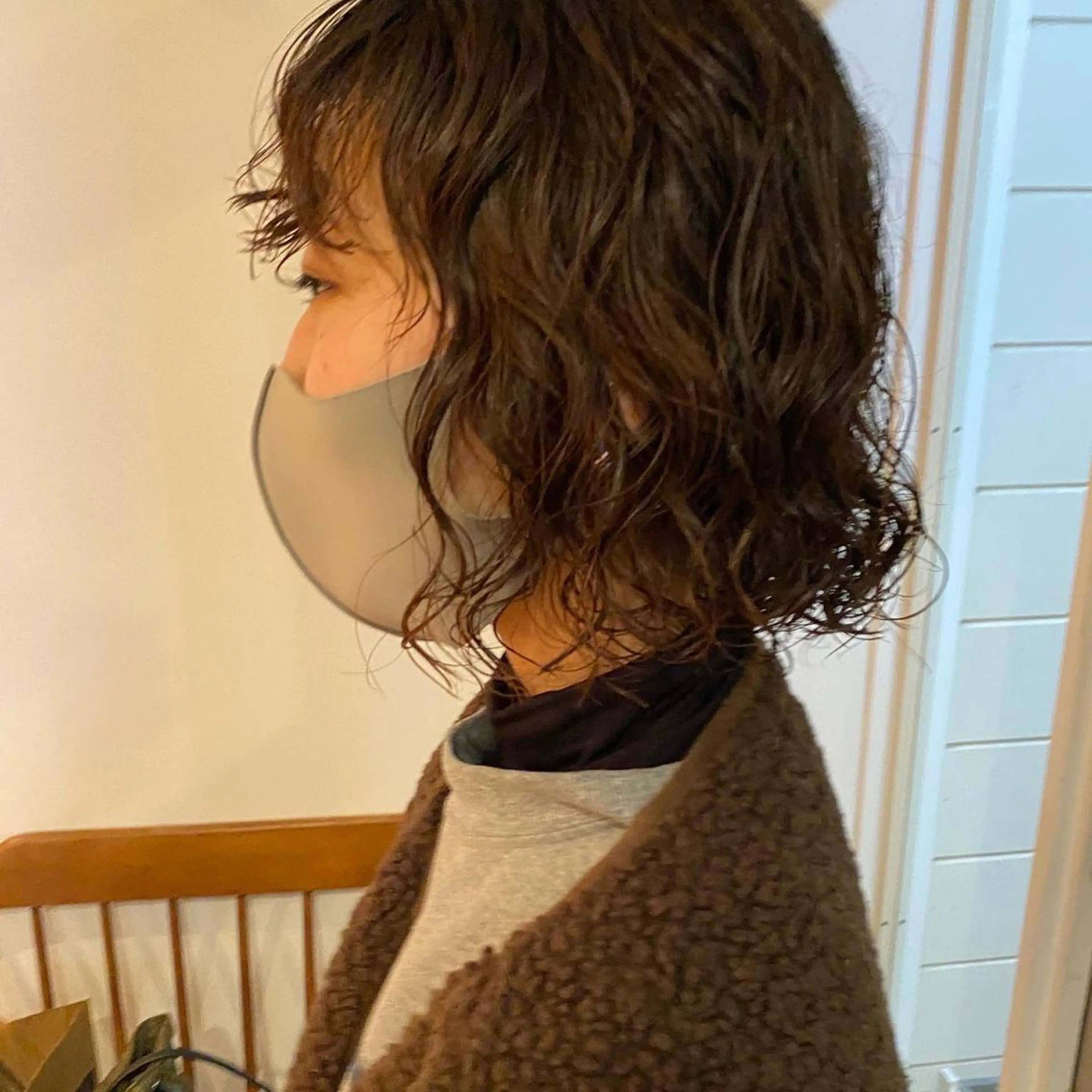 ショート パーマ カット パーマ トリートメント 店長　ショート& パーマ　坂本のヘアスタイル