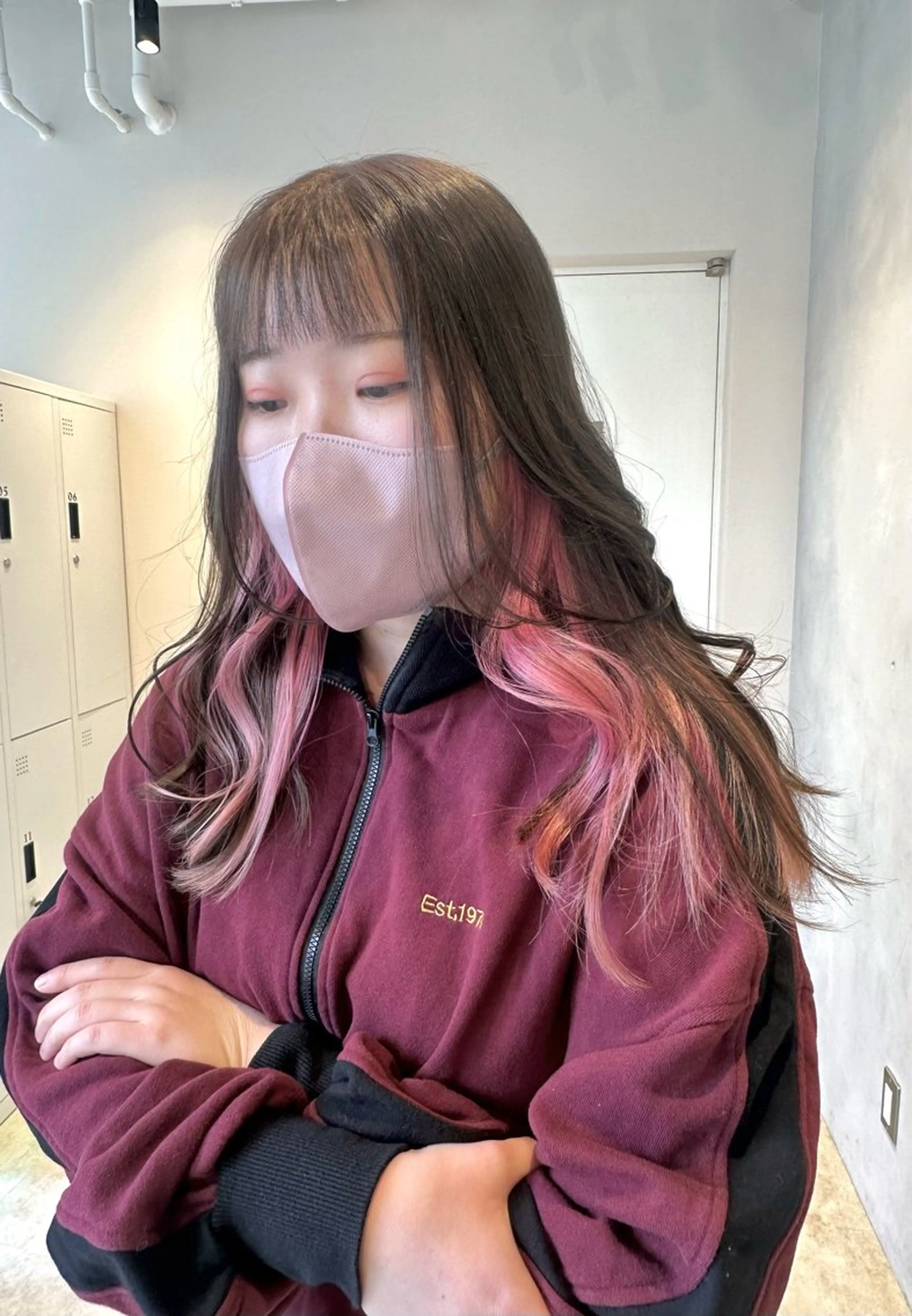 ロング カラー ブリーチ ケアブリーチ ダブルカラー ハイトーンカラー インナーカラー ヘアカラー トリートメント 似合わせ小顔ショート /akane🐰♥️のヘアスタイル