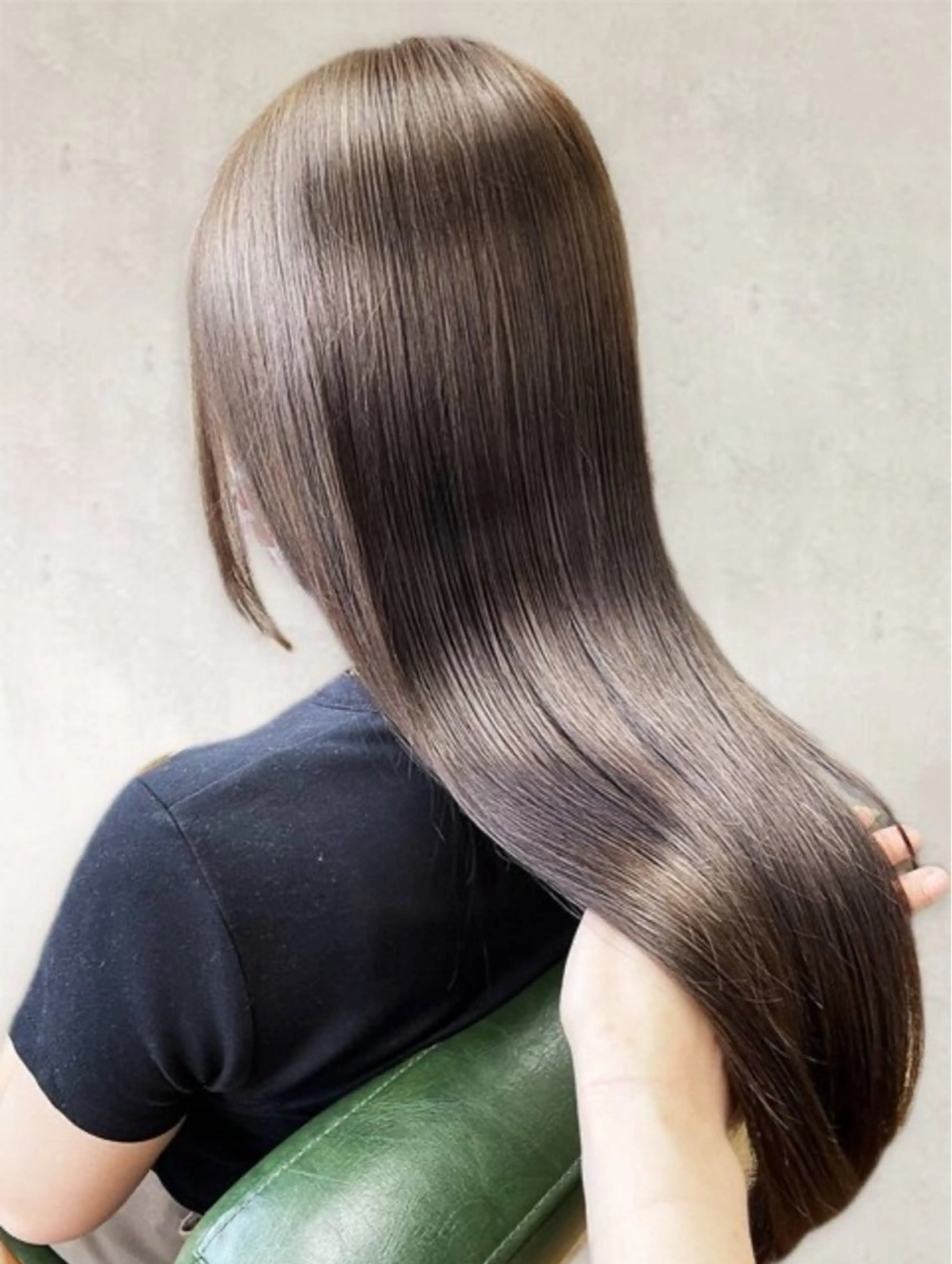 ロング カット 縮毛矯正 トリートメント 湘南台の艶髪の神様 💓モリモトのヘアスタイル