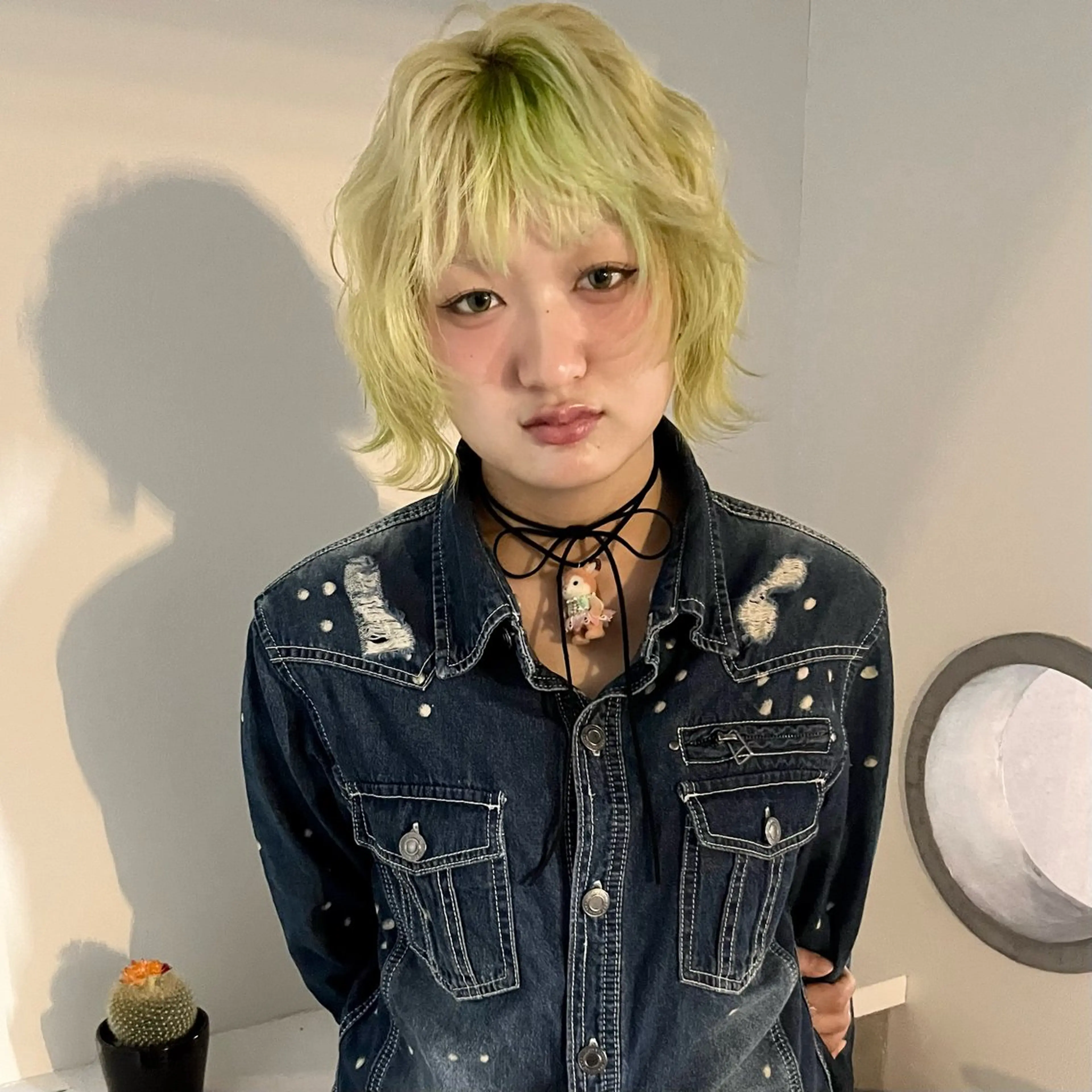 ショート カラー ORGN.所属・りね🪐グランジ /y2k/平成ギャルのヘアスタイル