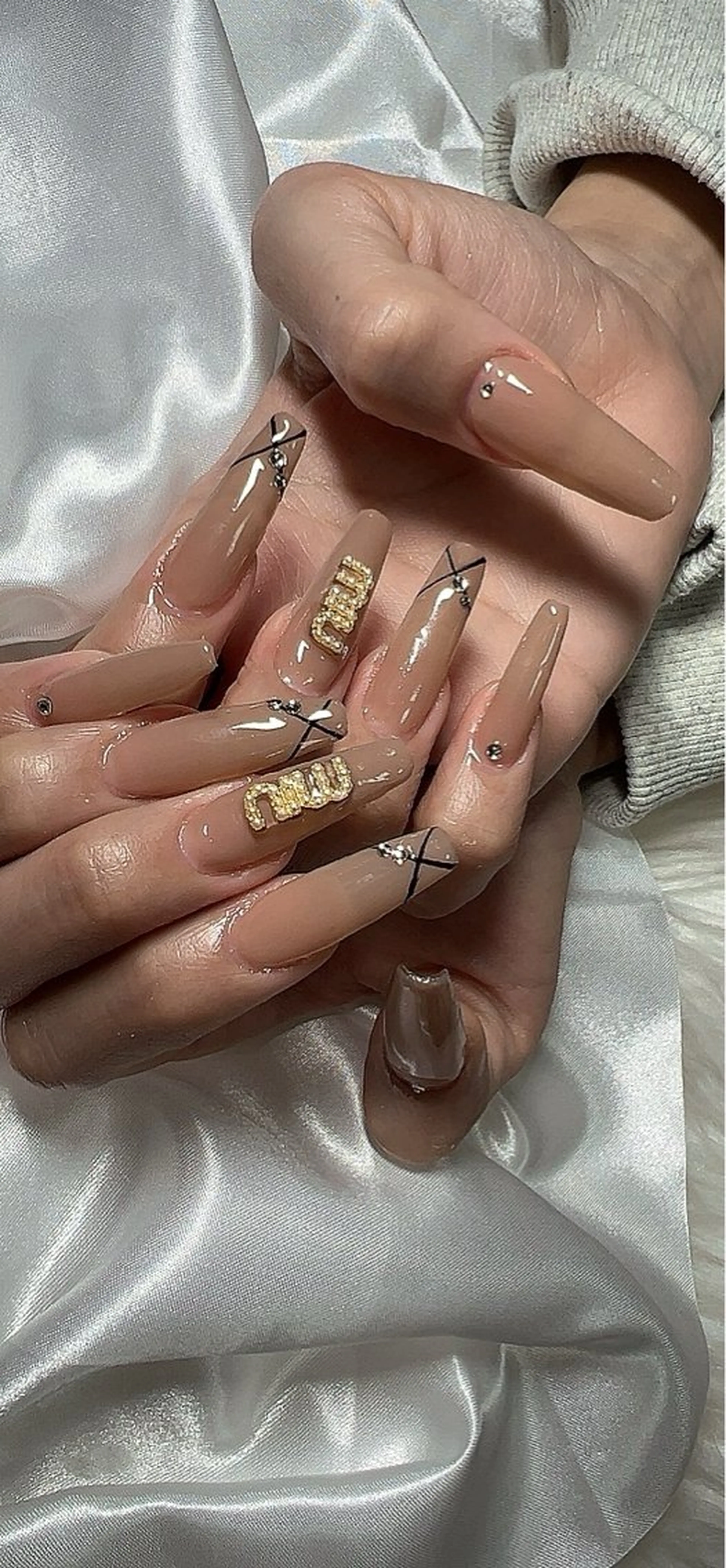 ネイル 成人式 ハンドネイル Ruana Nailのネイルデザイン