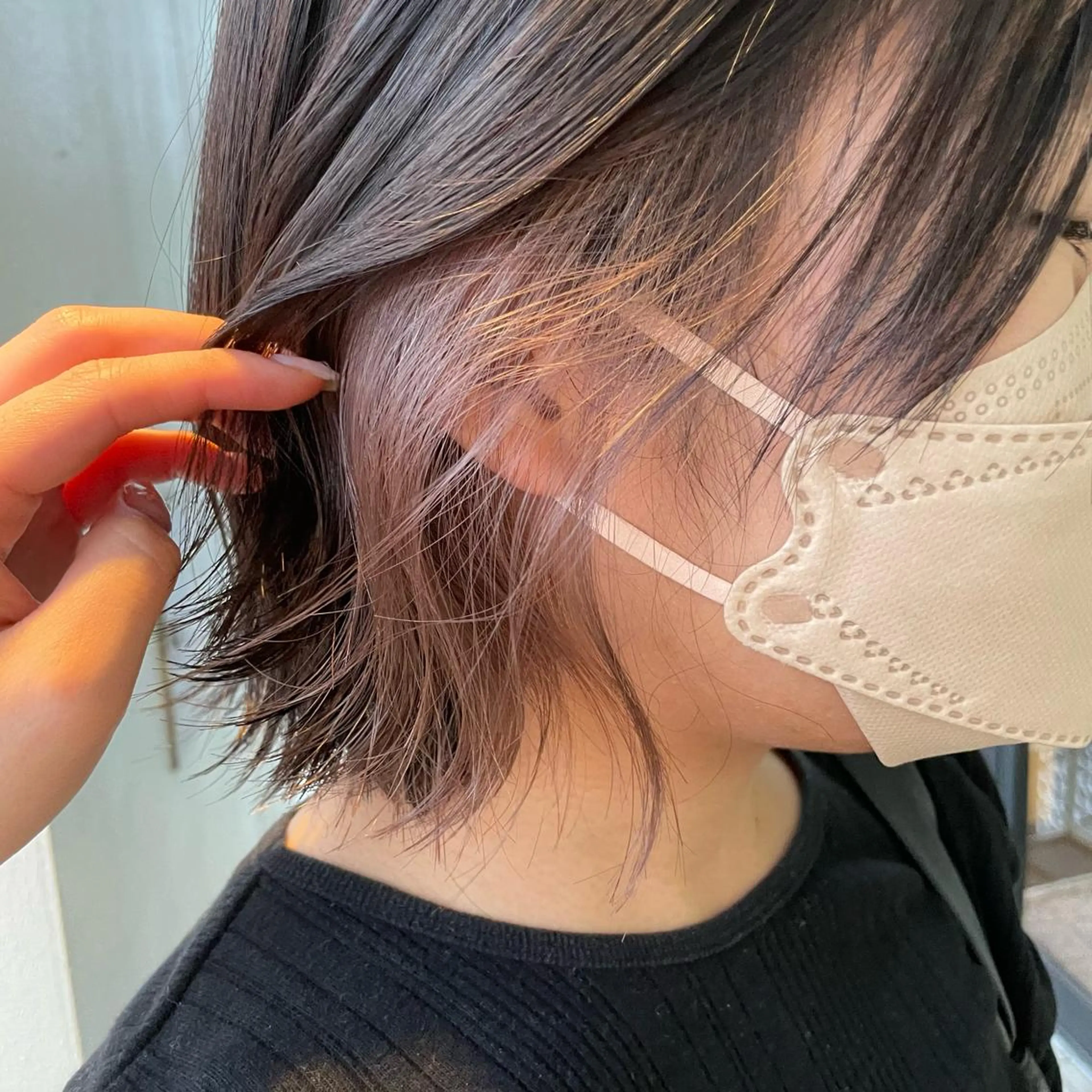 ミディアム カラー カット ヘアカラー トリートメント 艶髪/巻ける縮毛矯正 /髪質改善naoのヘアスタイル