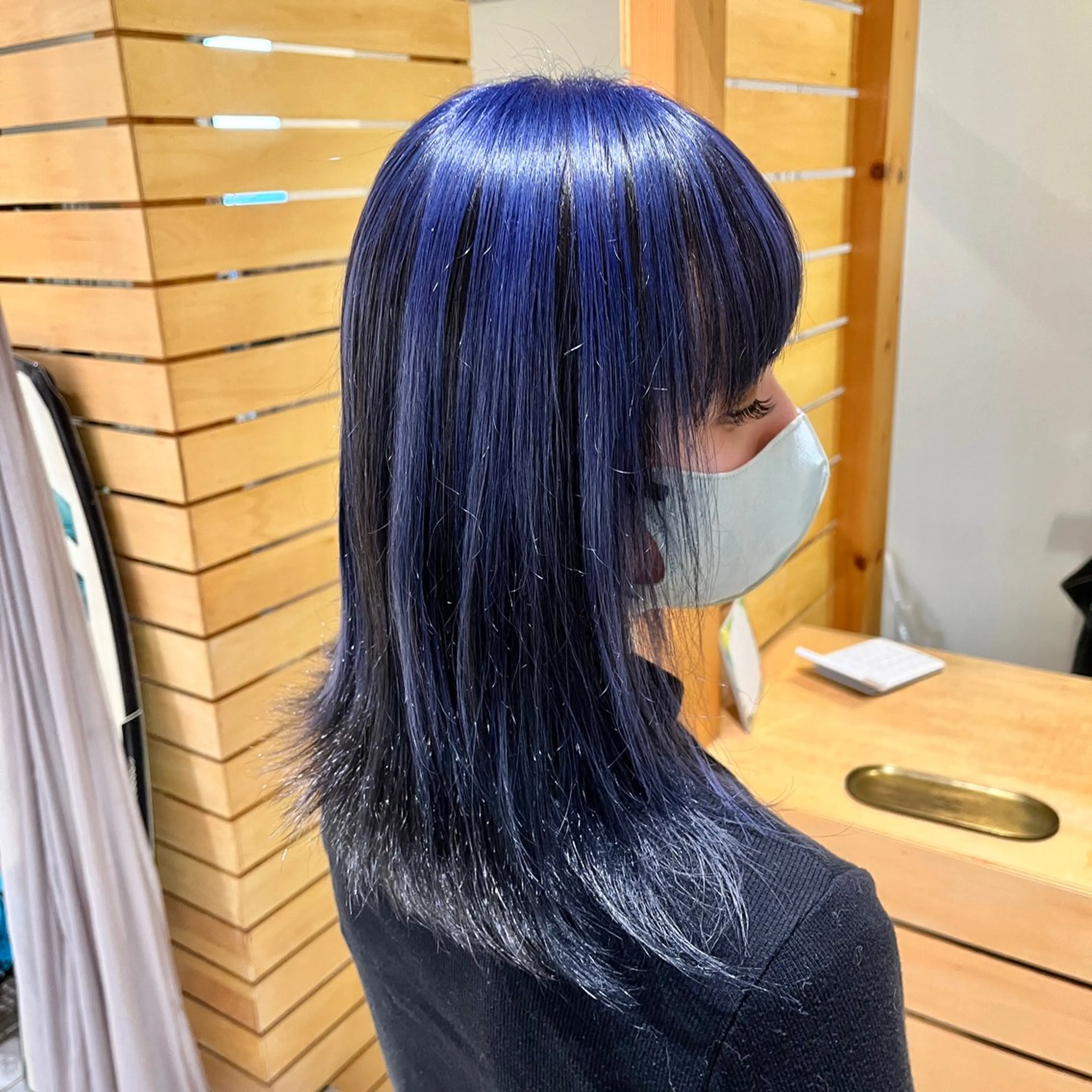 セミロング カラー ブリーチ ヘアカラー トリートメント RUBEUS【ルベウス】所属・✨艶々カラー🎨 杉本賢人のヘアスタイル