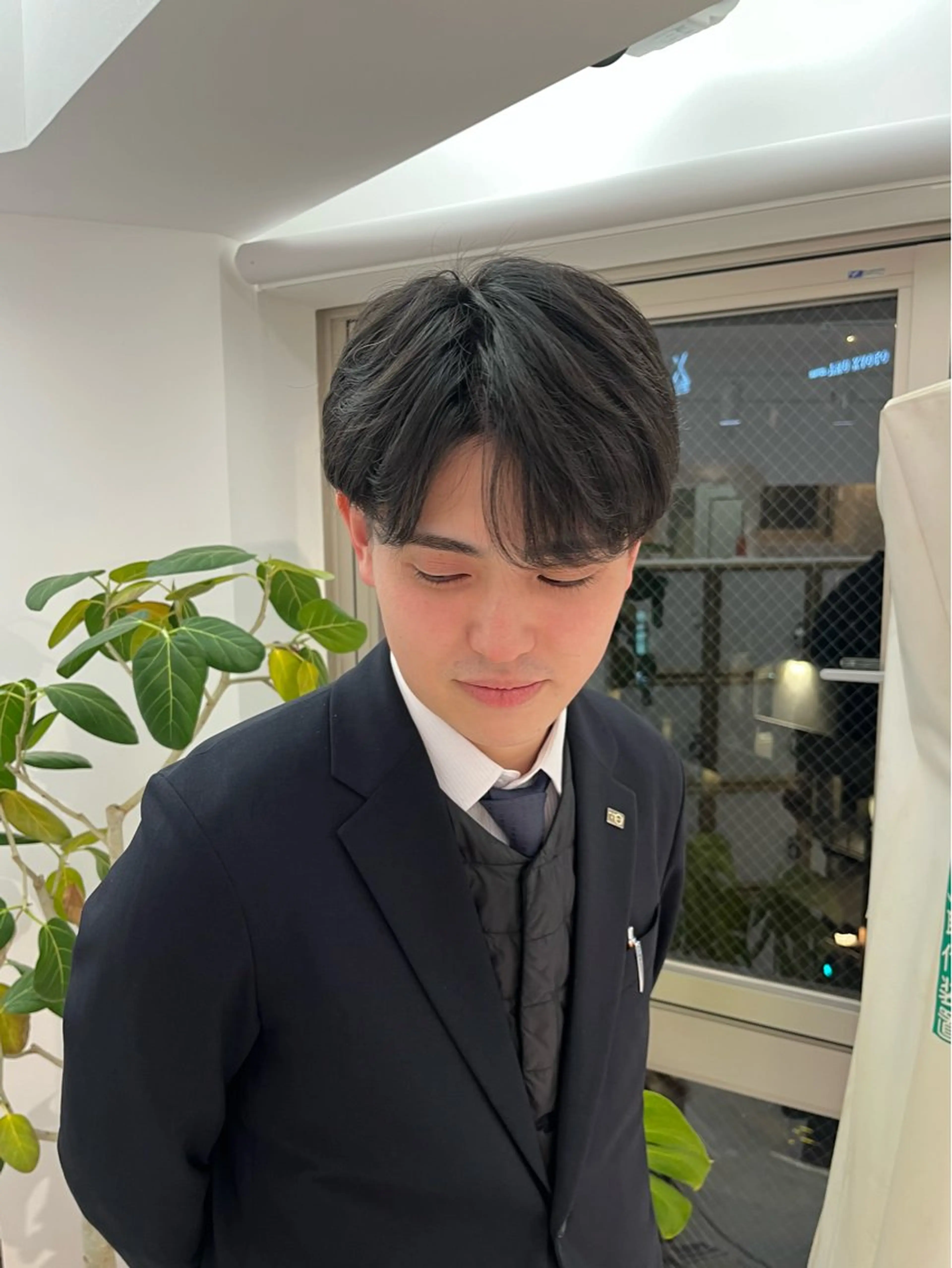 メンズ メンズ韓国風 韓国マッシュ マッシュ 野中里紗/ ベージュカラーのヘアスタイル