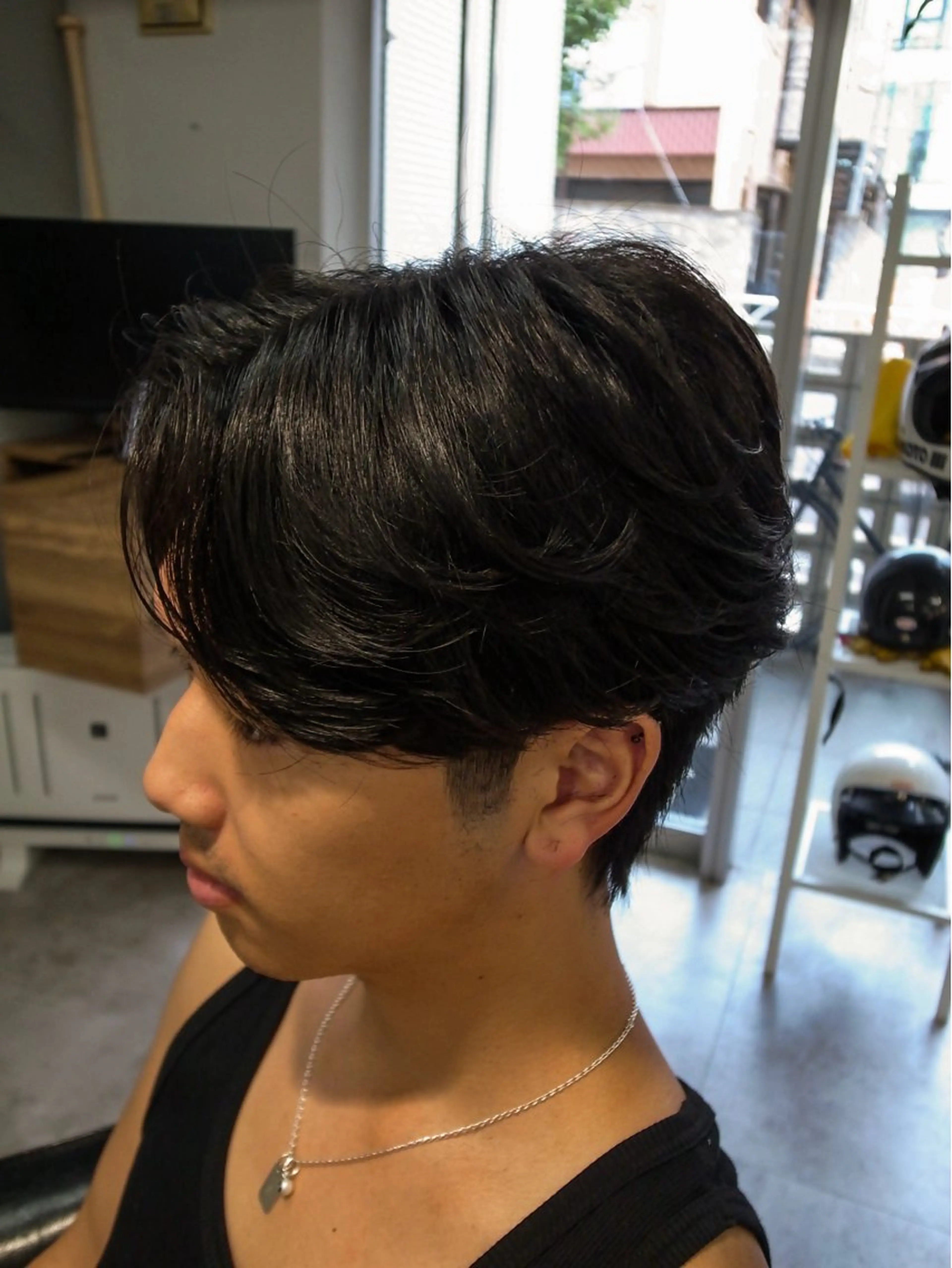 ショート パーマ メンズ INTRO SHIBUYA by Fi-Ne所属・💈メンズフェード 特化DAIYA💈のヘアスタイル