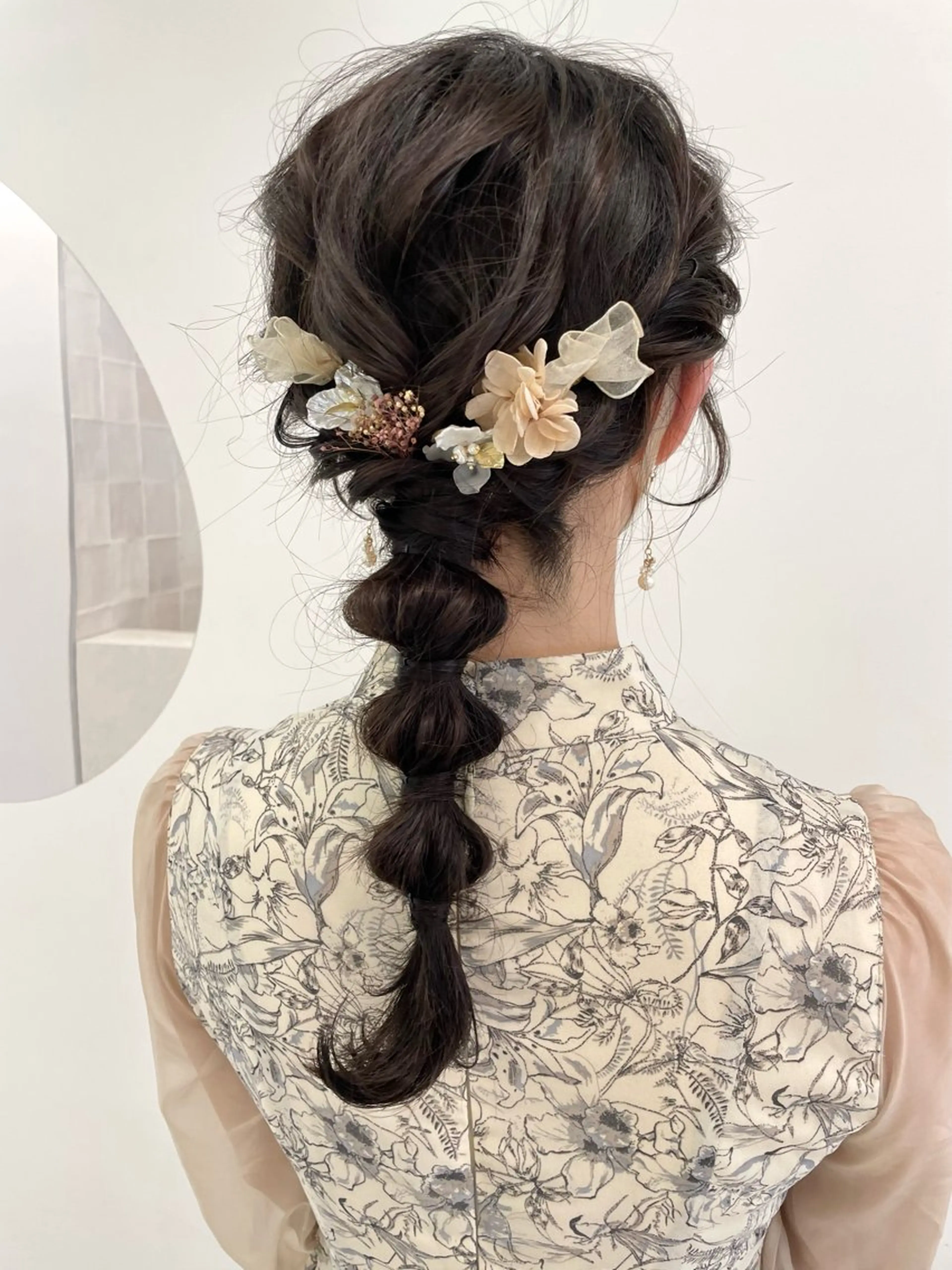 ロング ヘアセット 遠藤 眞実のヘアスタイル