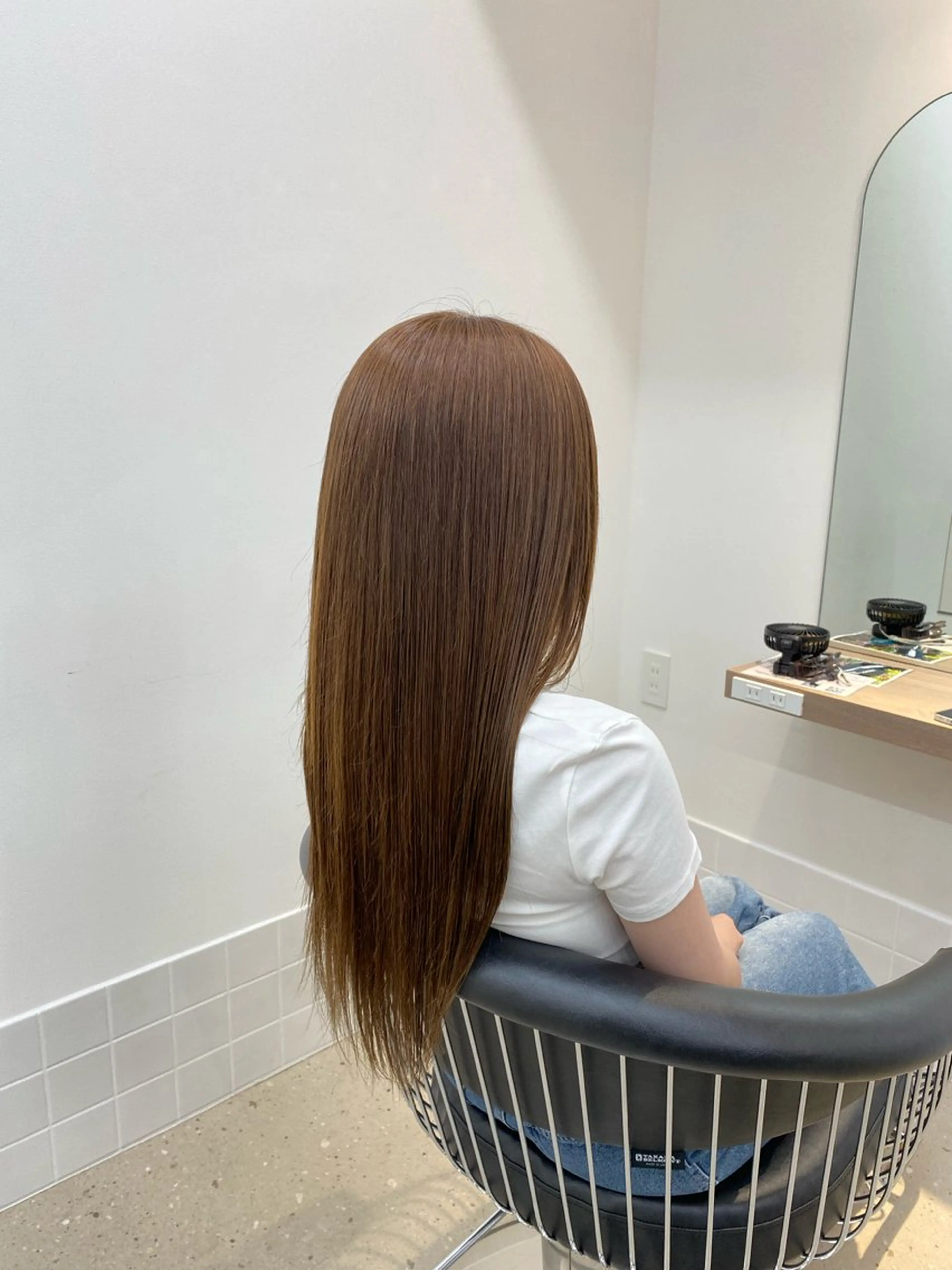 8月限定⭐️ブリーチなしワンカラー➕外部補修トリートメント付き💗の写真