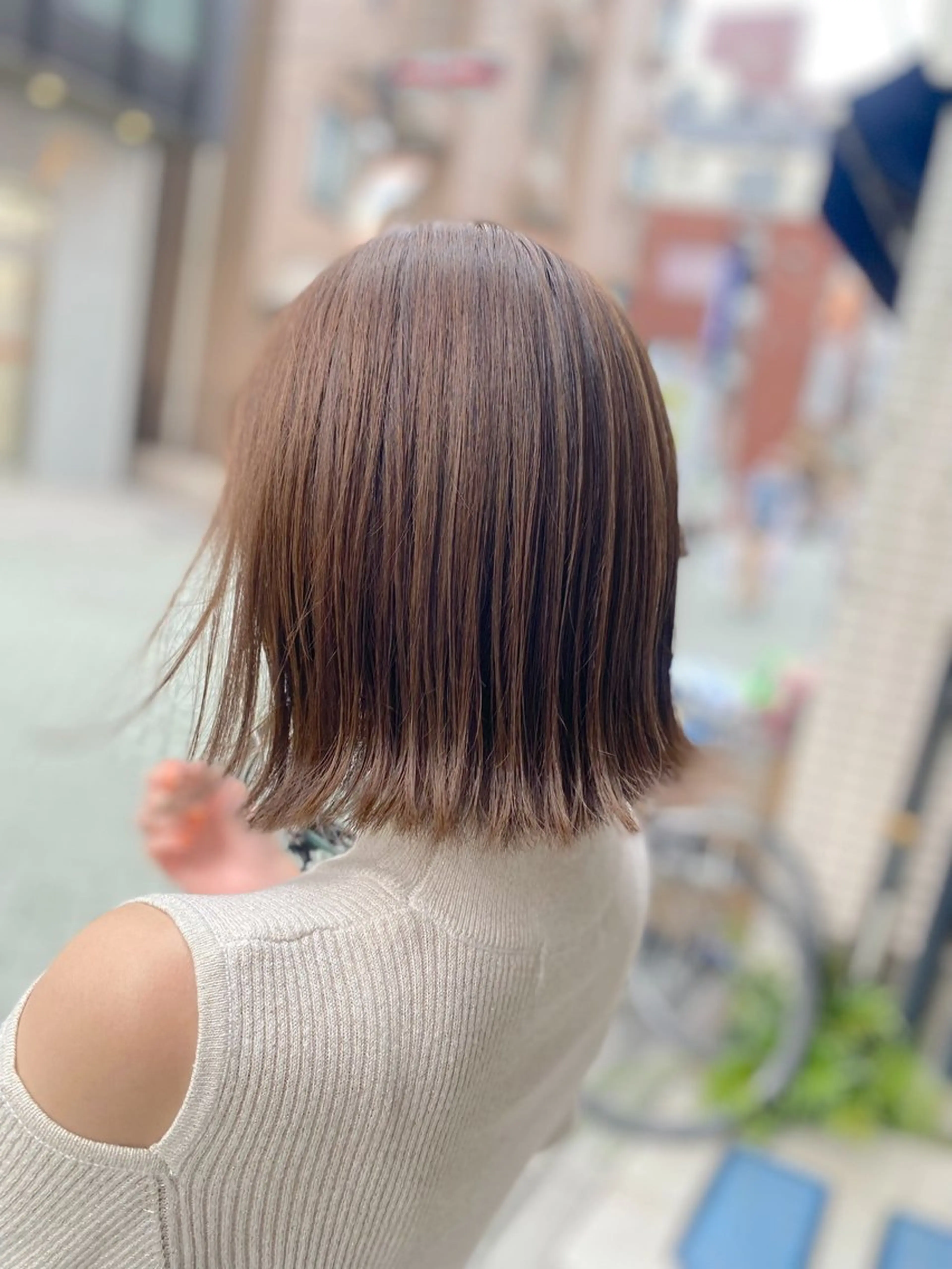 ミディアム 小島あゆ美/髪質改善 /縮毛矯正/ケラコラのヘアスタイル