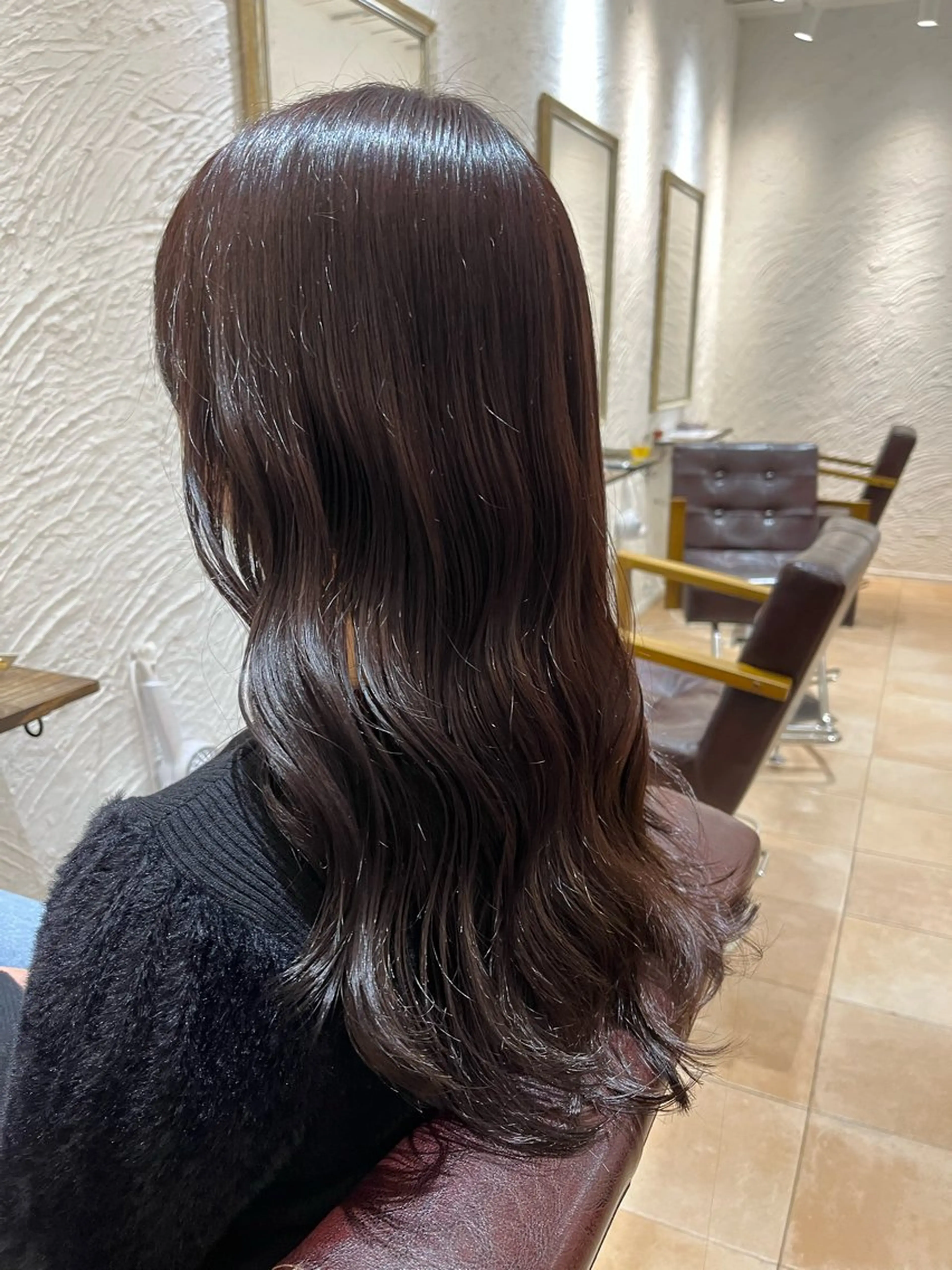 セミロング カラー ブラウンカラー チョコレートブラウン カット ヘアカラー トリートメント 🌈透明感カラー🌈 🌟吉田祐介🌟のヘアスタイル