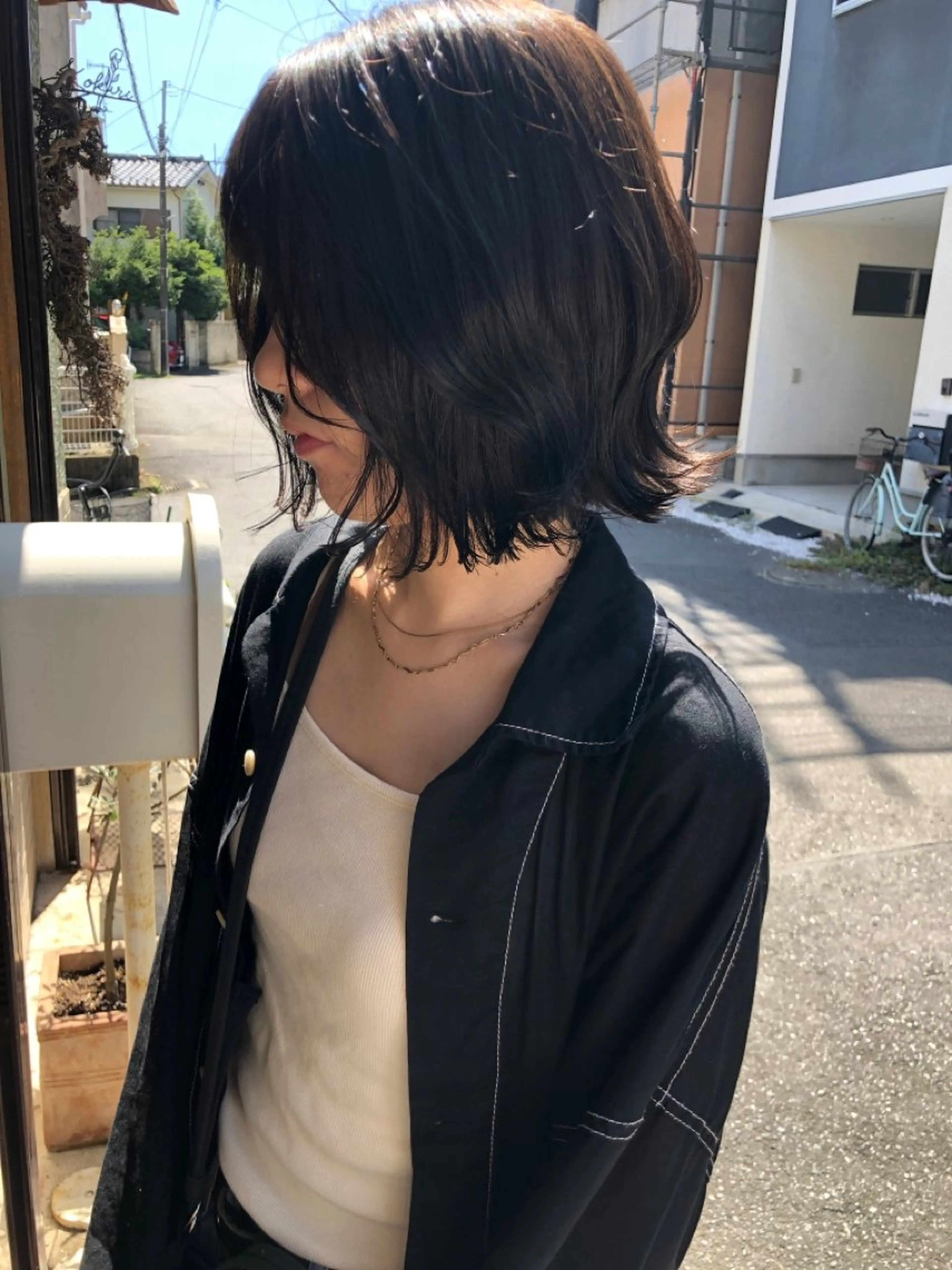 ショート カラー 切りっぱなしボブ ボブ 髪の悩みを解決！ 那須達敦のヘアスタイル