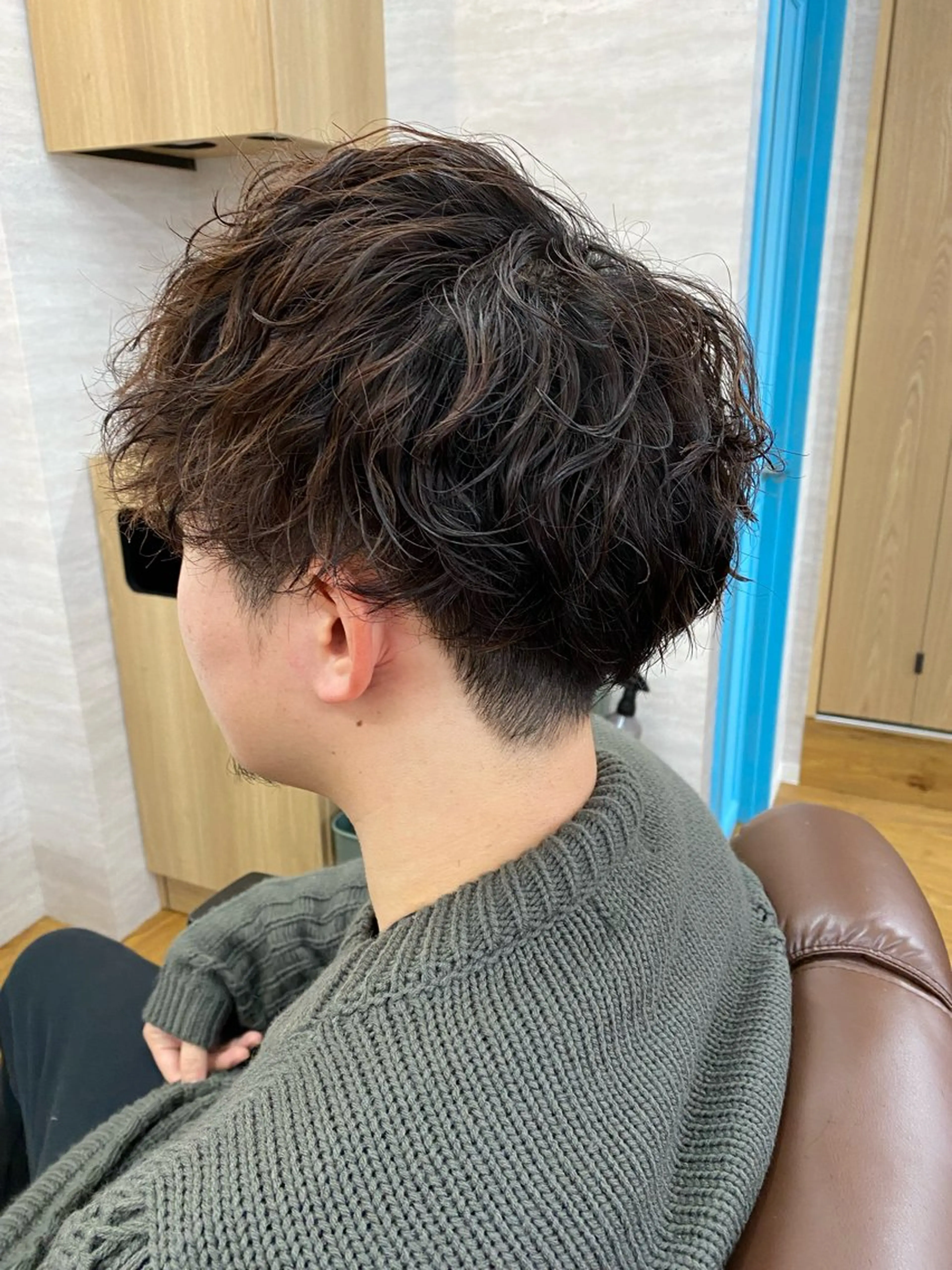 ショート メンズ マッシュ メンズパーマ 刈り上げ 大谷 公太のヘアスタイル