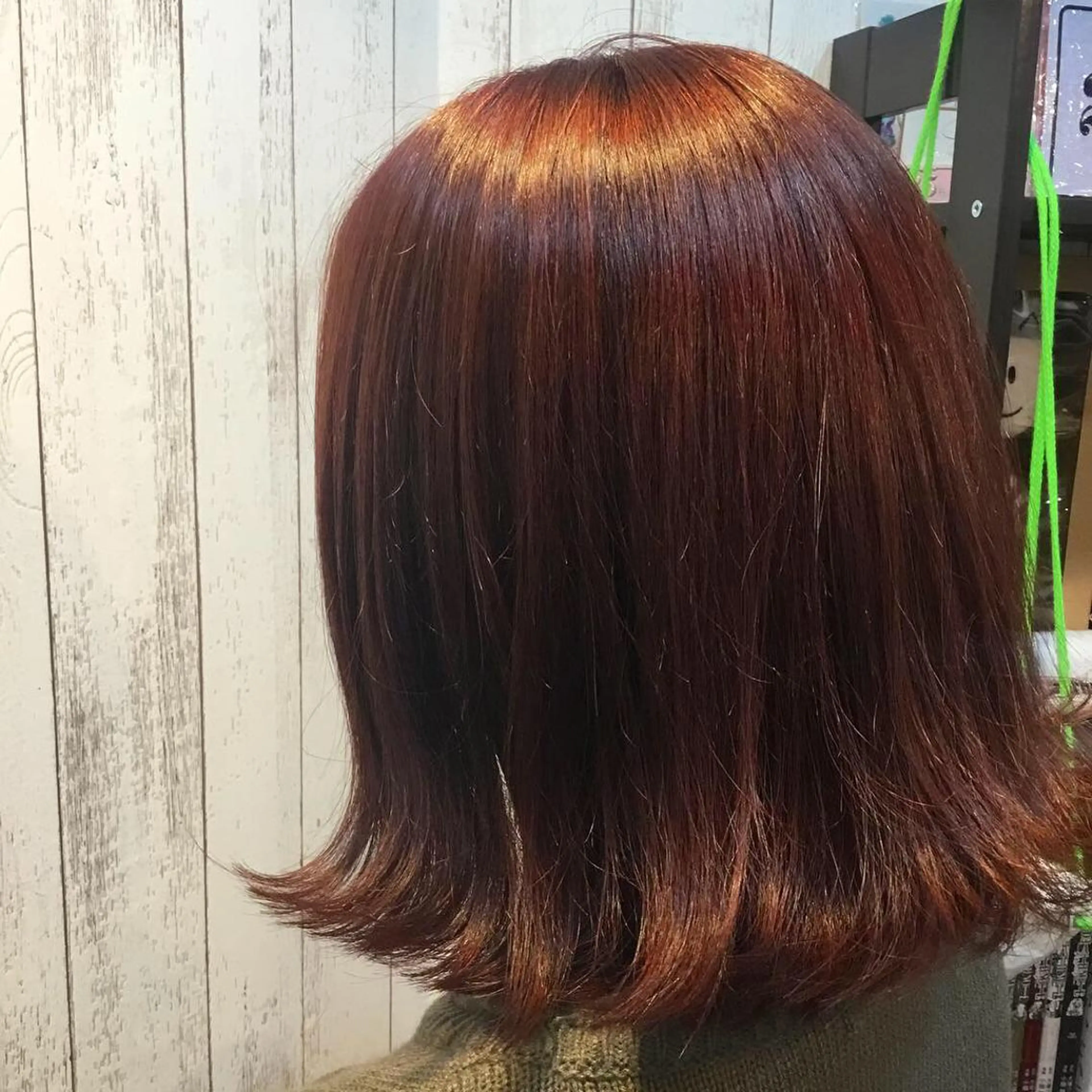 ミディアム カラー 金崎 新吾のヘアスタイル