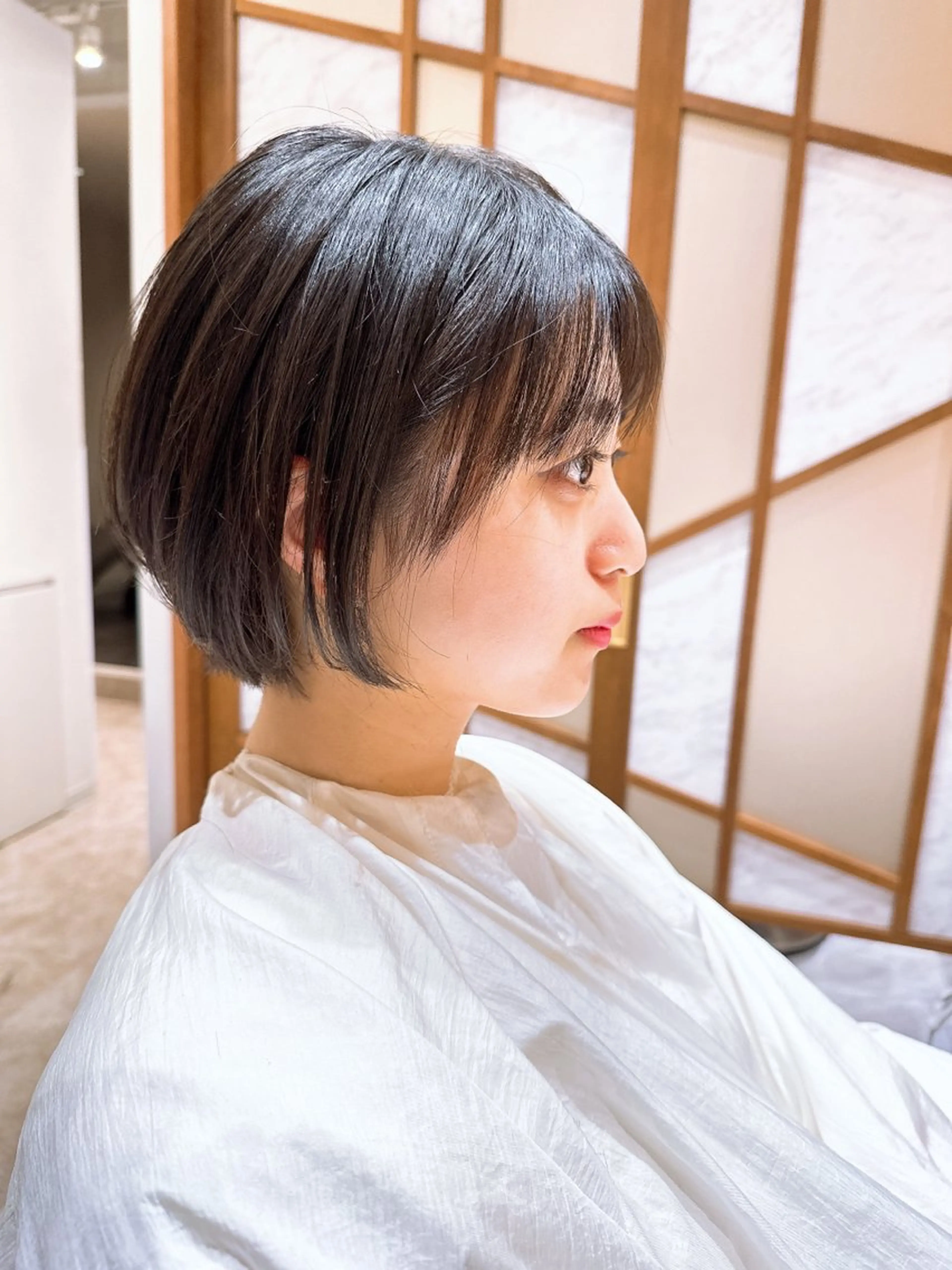ショート ショートボブ ボブ 顔周りカット ショートヘア 小顔カット tuuli所属・石井 永遠のヘアスタイル