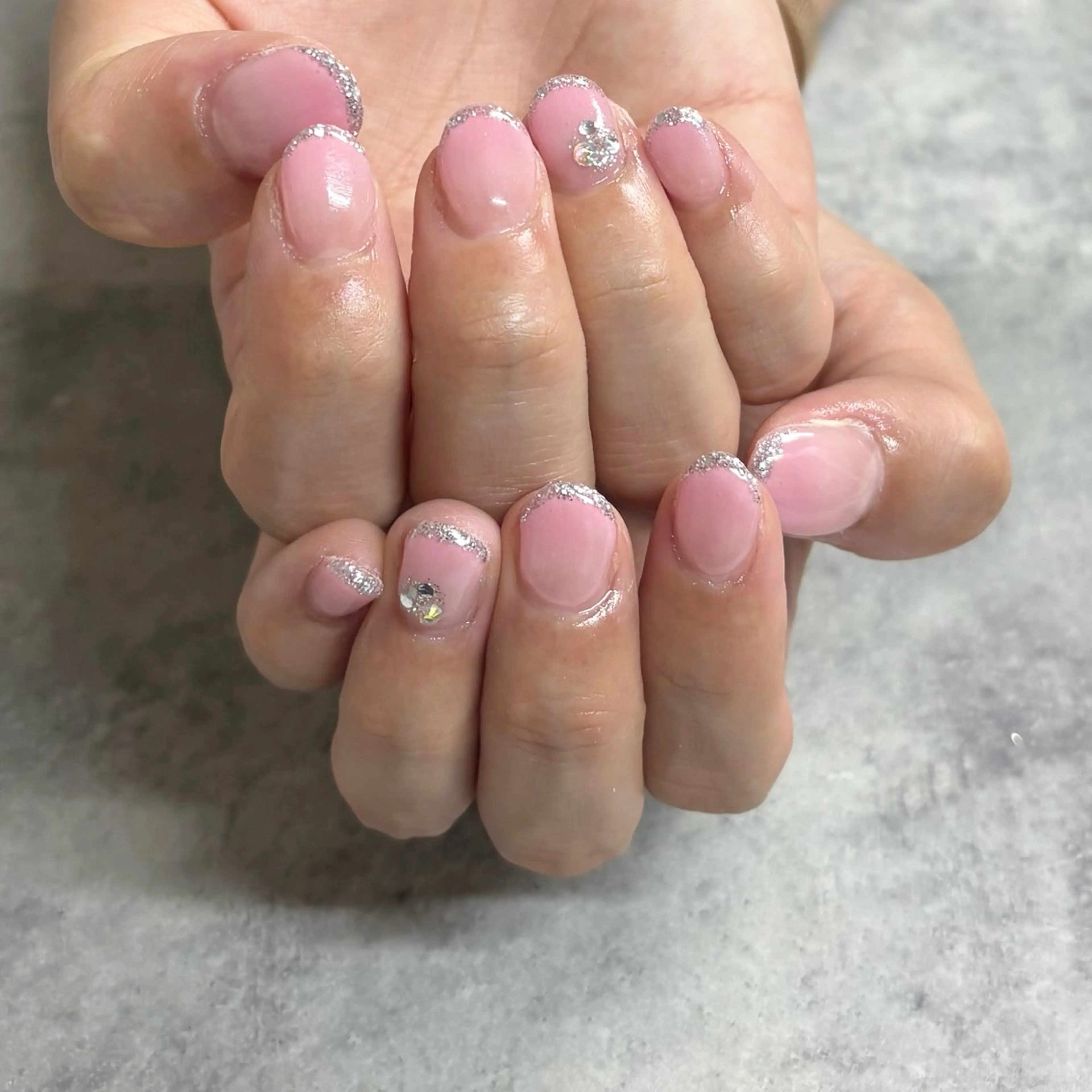 ネイル ラメ(グリッター) ハンドネイル FELICE ﾌｪﾘｰﾁｪのネイルデザイン