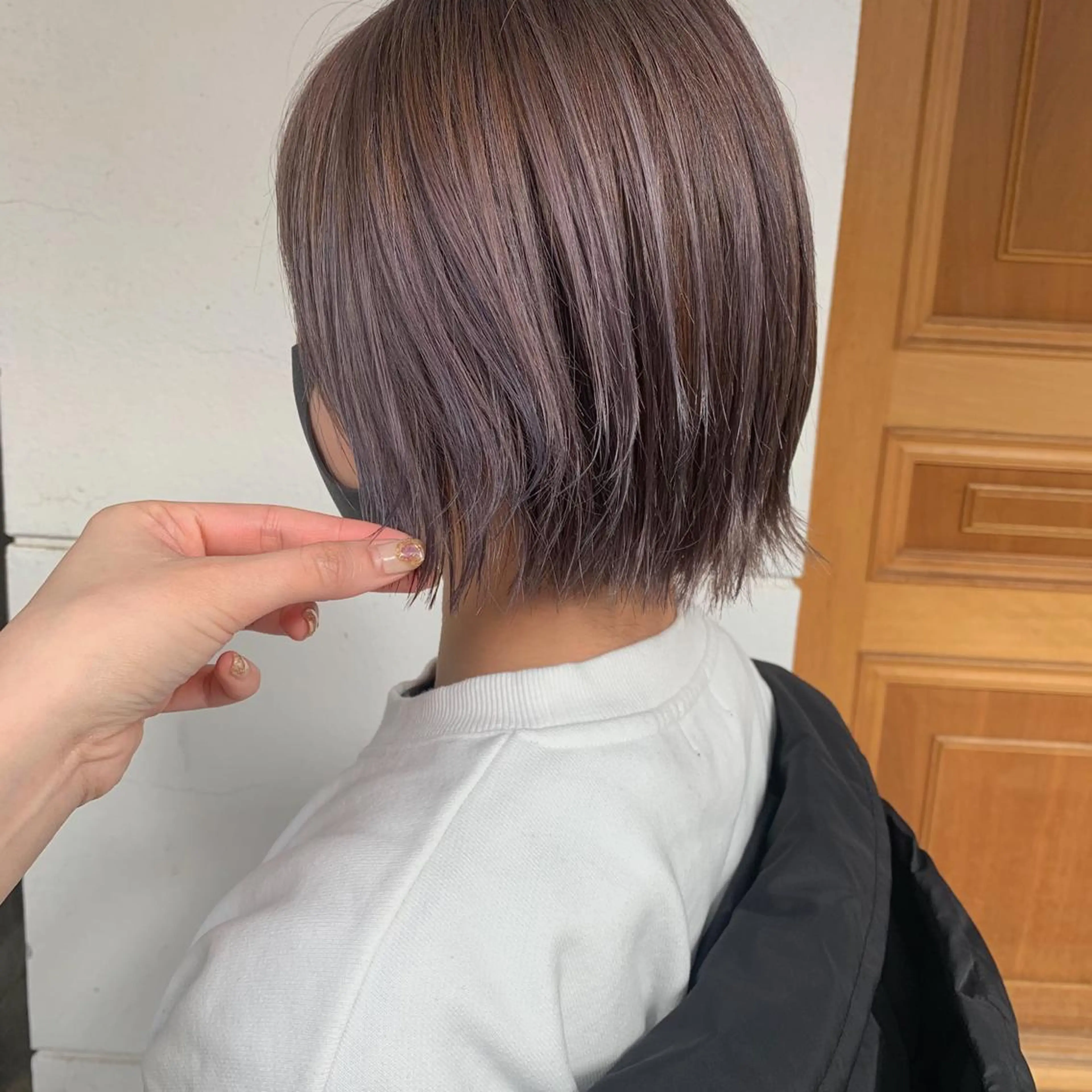 ショート カラー アッシュ ブリーチ ラベンダーカラー ラベンダーアッシュ ヘアカラー m ā l o.🌷 サカモトマイコのヘアスタイル