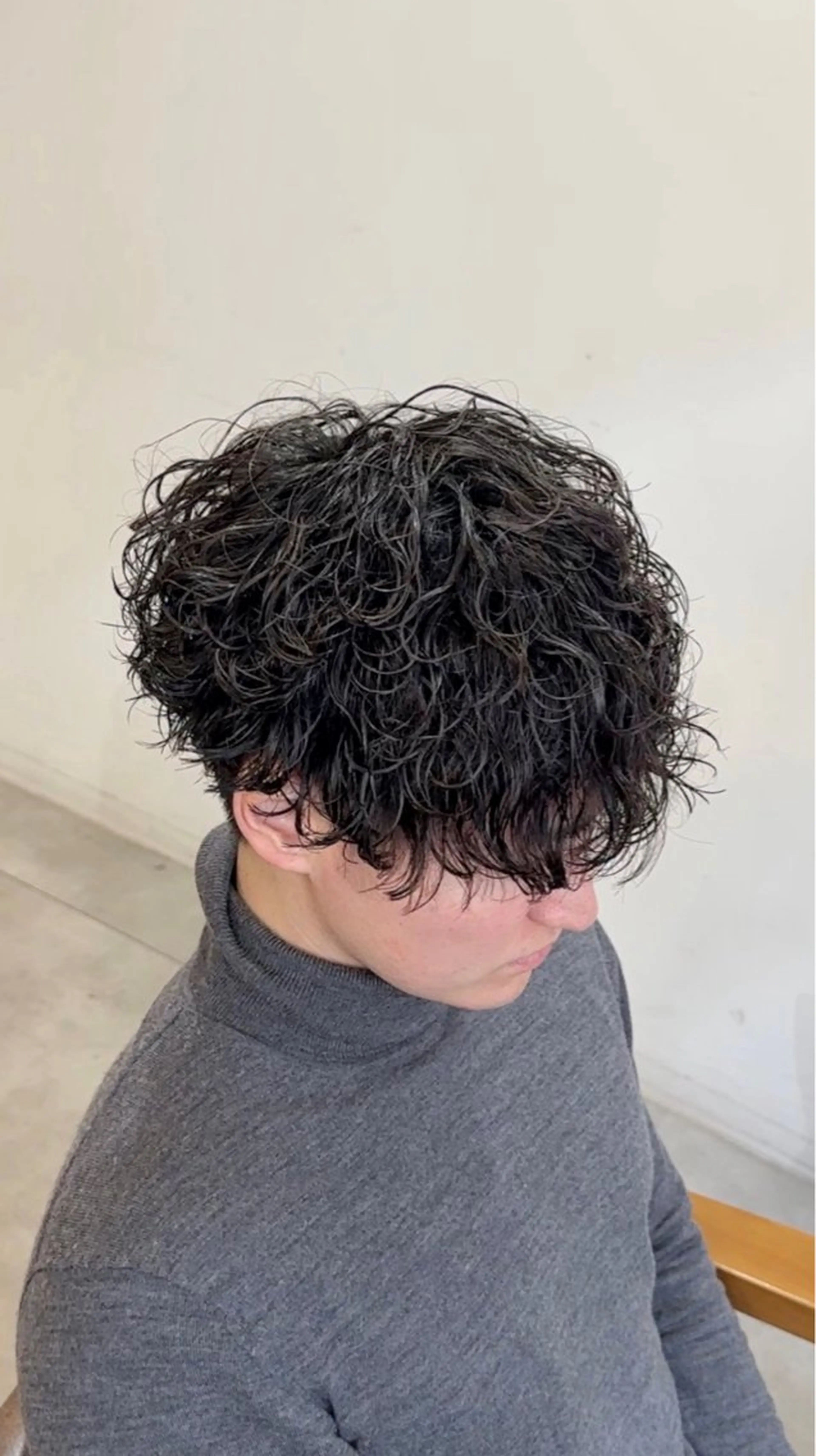 パーマ メンズ メンズパーマ 波巻きパーマ カット パーマ メンズパーマ/新宿/ サイカショウイチのヘアスタイル