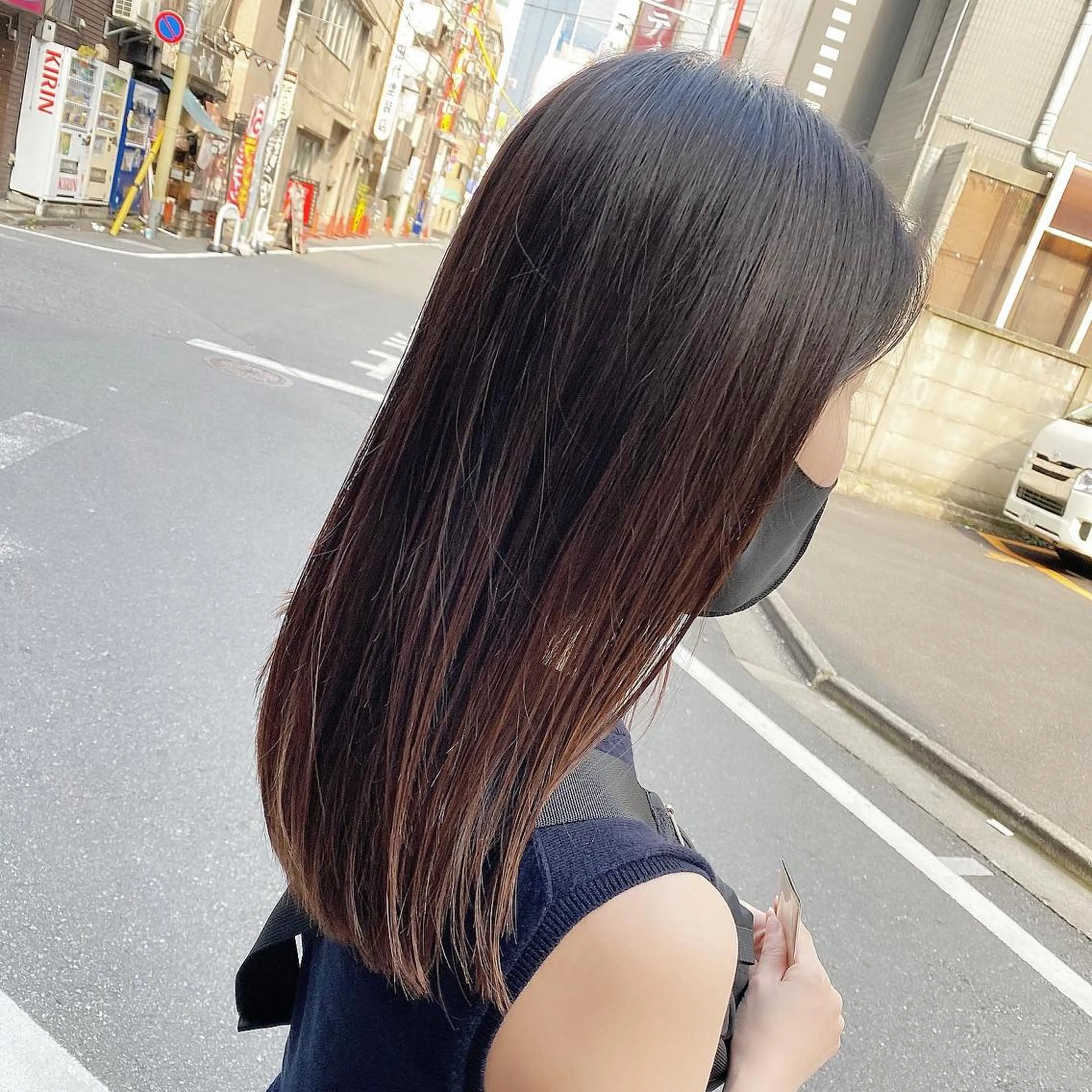 セミロング 髪質改善 SALOWIN 池袋Suite店所属・髪質改善特化 安東駿介のヘアスタイル