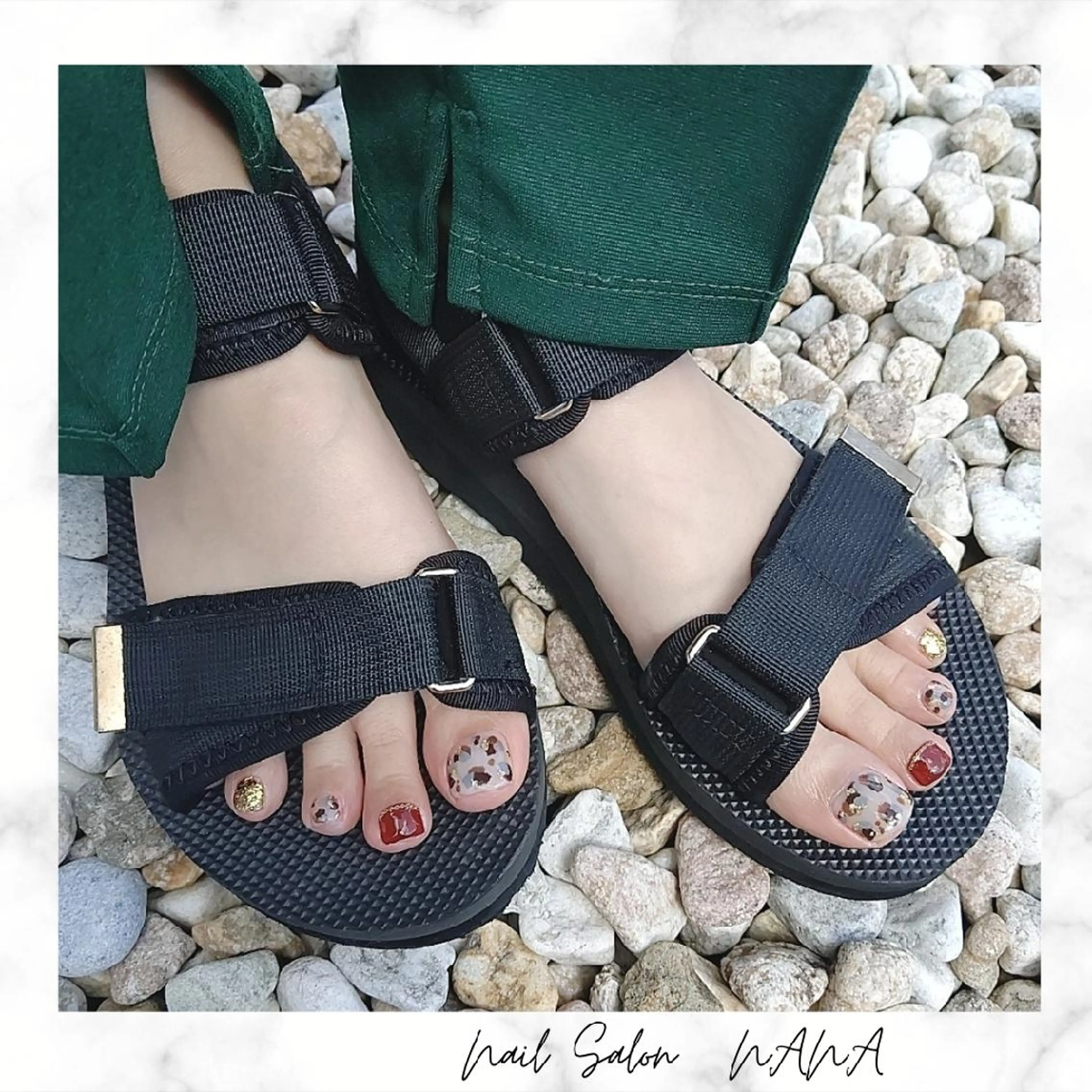 ネイル アニマル柄 アートネイル nail salon  NANAのネイルデザイン