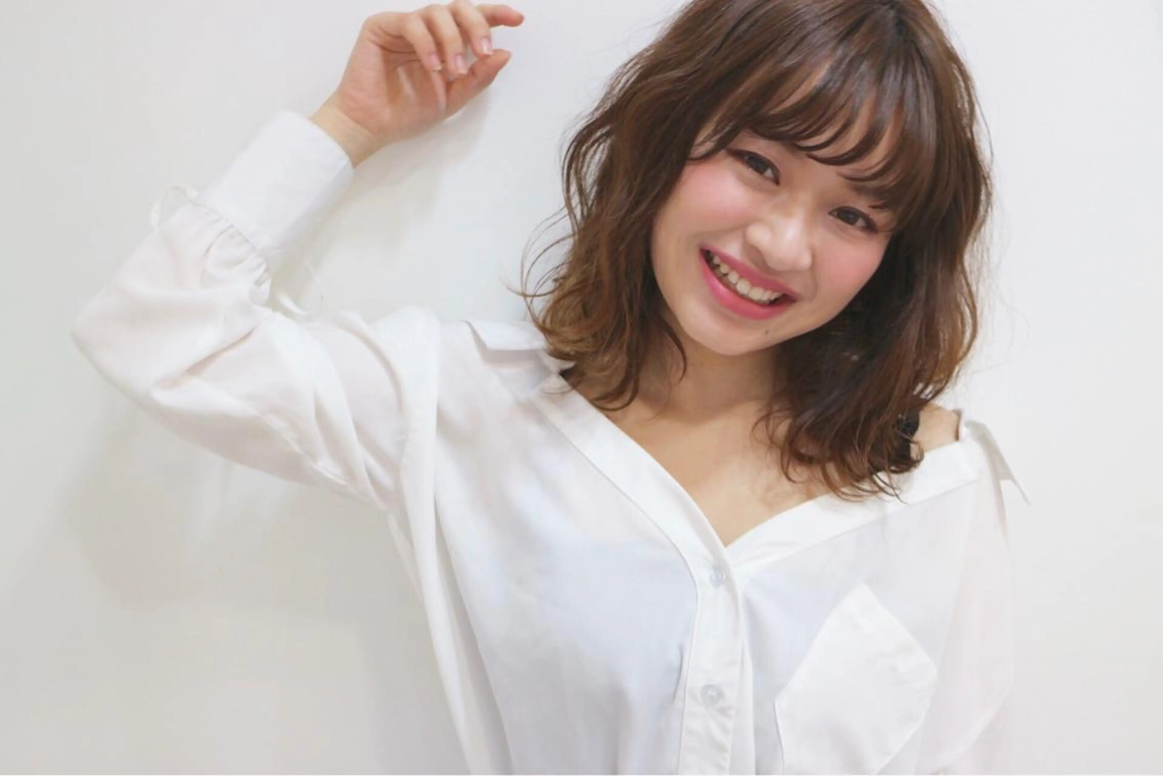 セミロング カラー pomie所属・倉持美雪 ＊幸せの伝導師＊のヘアスタイル