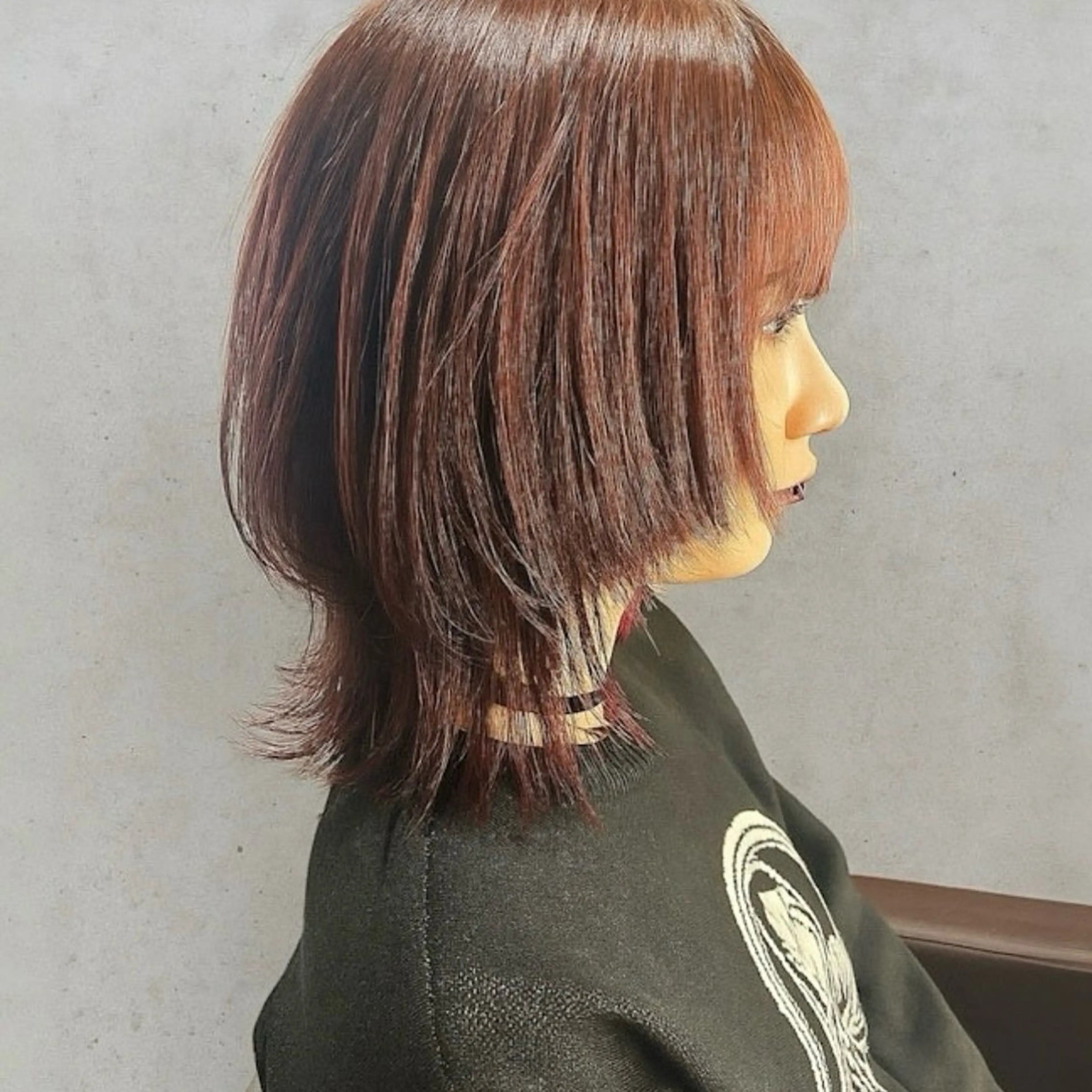ショート カラー ボブレイヤー 透明感カラー ボブ くびれヘア 顔周りカット カット ヘアカラー トリートメント 【nui 茨木】 清水優/髪質改善のヘアスタイル