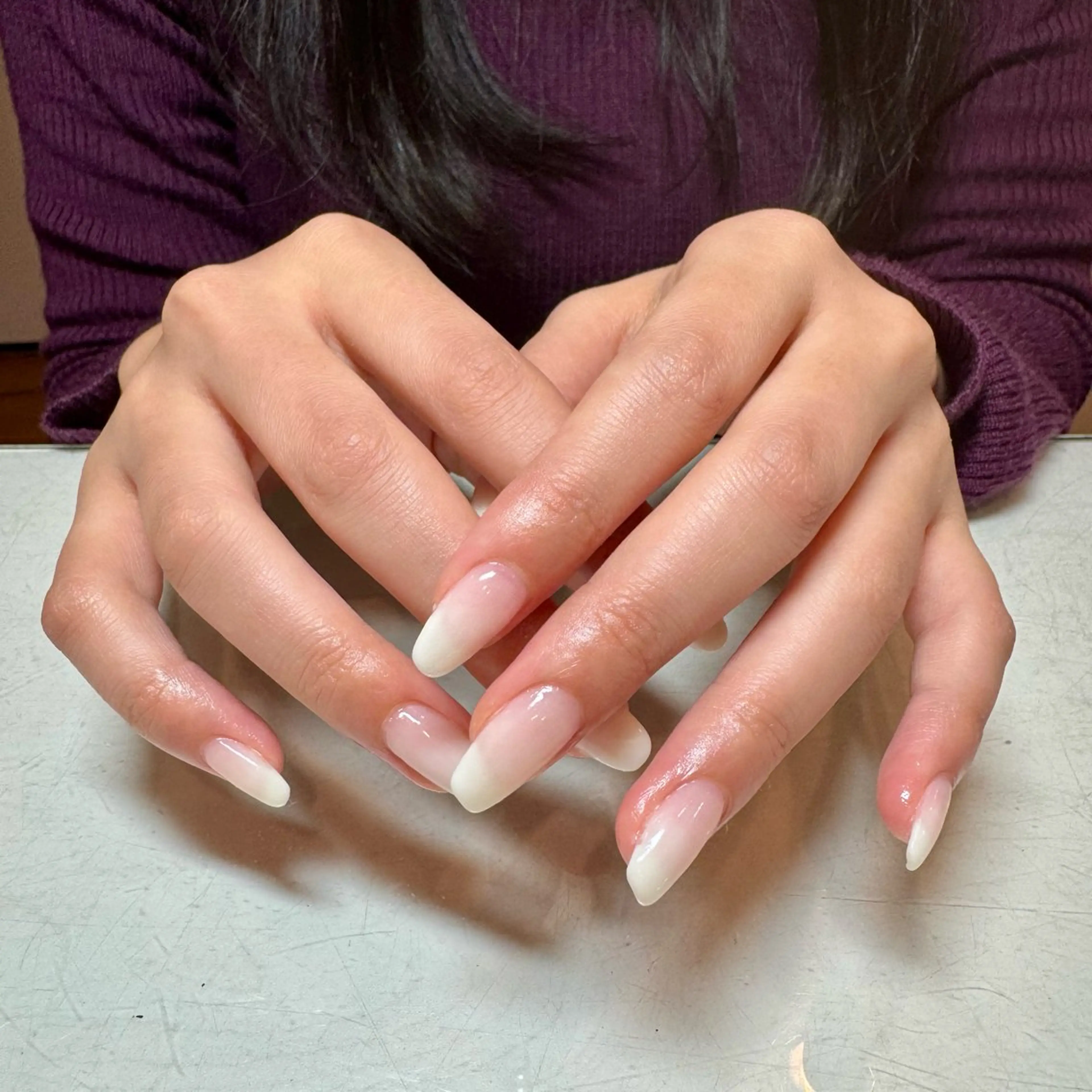 ネイル グラデーション mieux nail aireiのネイルデザイン