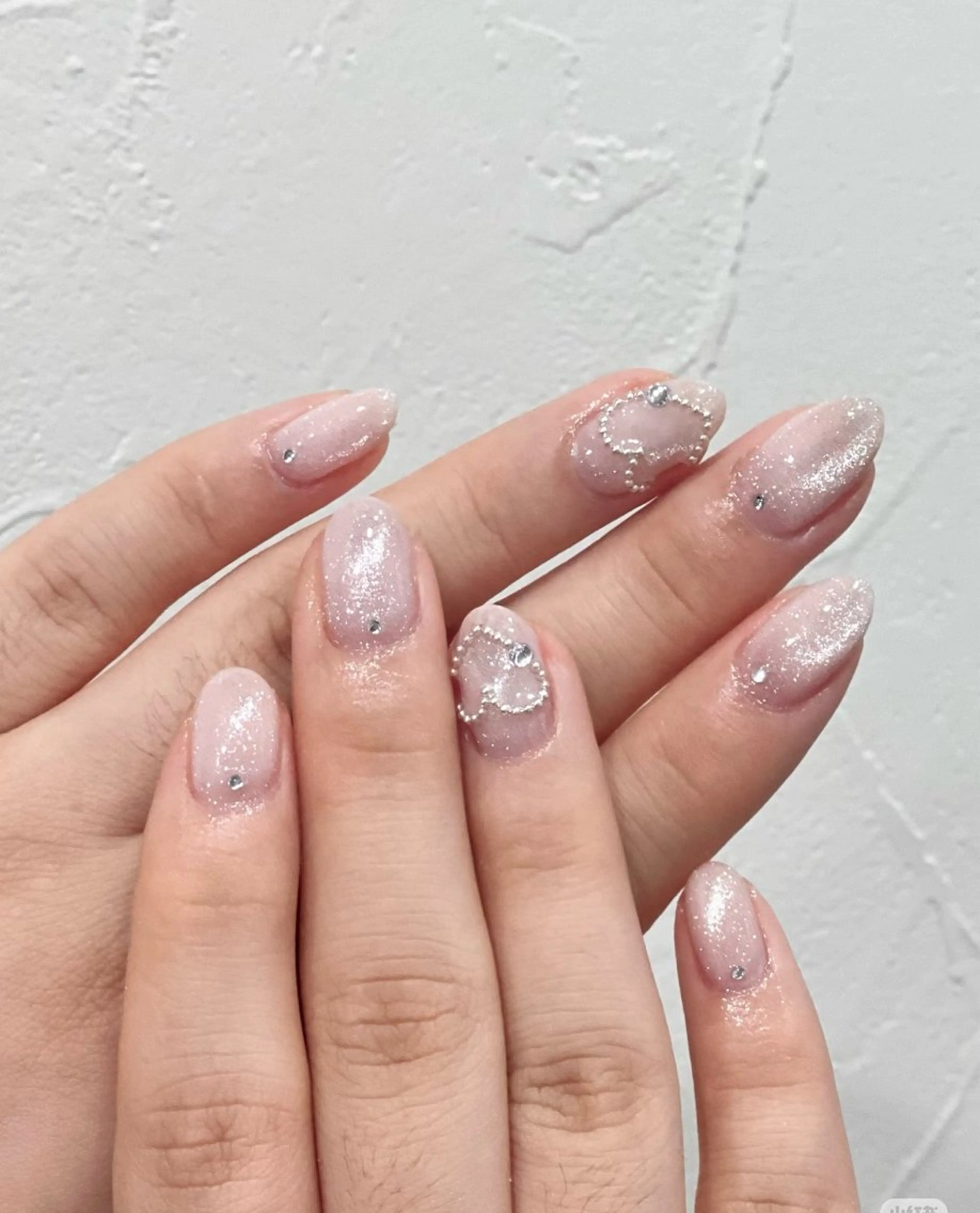 ネイル アートネイル オーロラネイル チークネイル 長さ出し フットネイル ハンドネイル Blossom nail【ブラソンネイル】所属・Blossom nail_Yuniのネイルデザイン