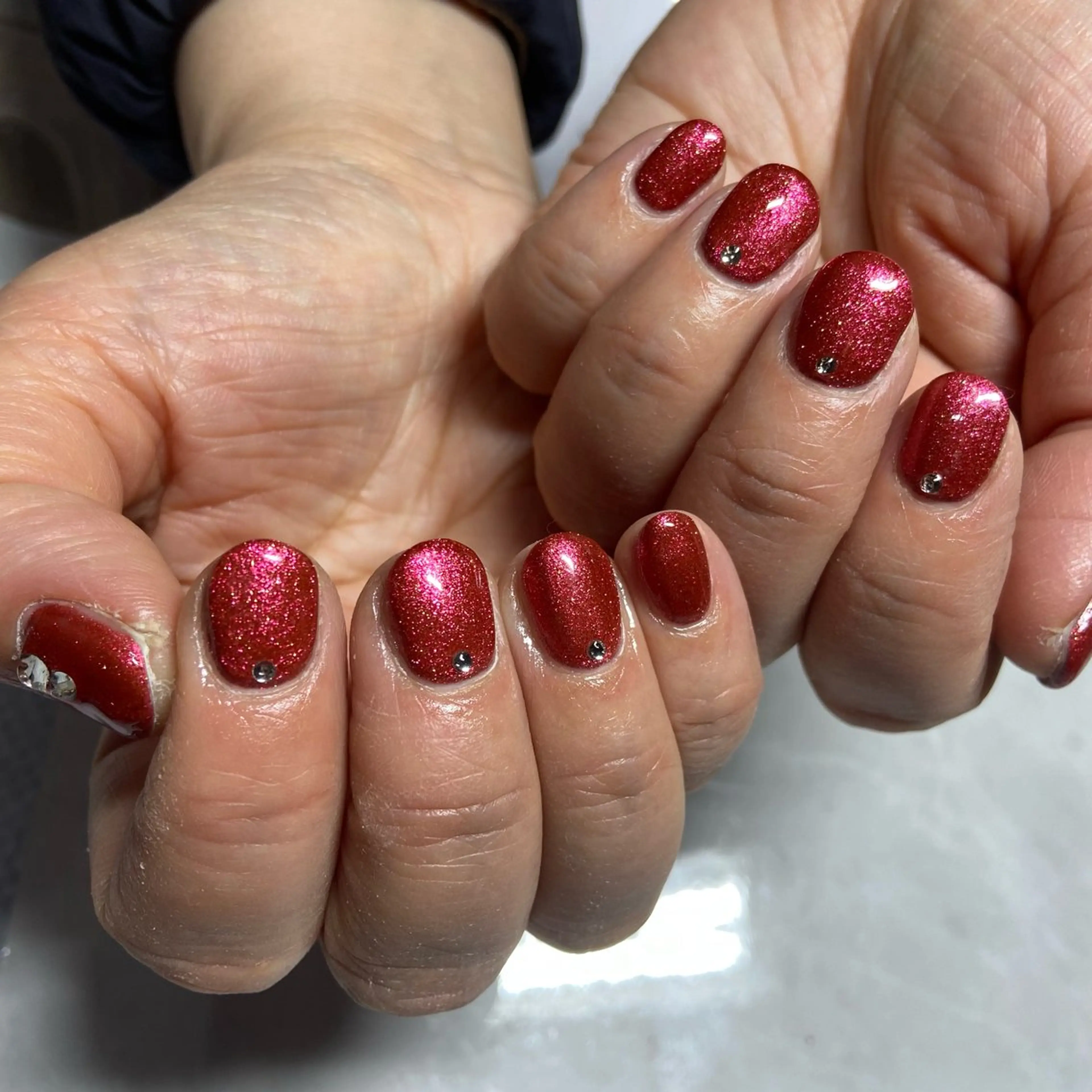 ネイル ワンカラーネイル ハンドネイル nail salon MARuのネイルデザイン