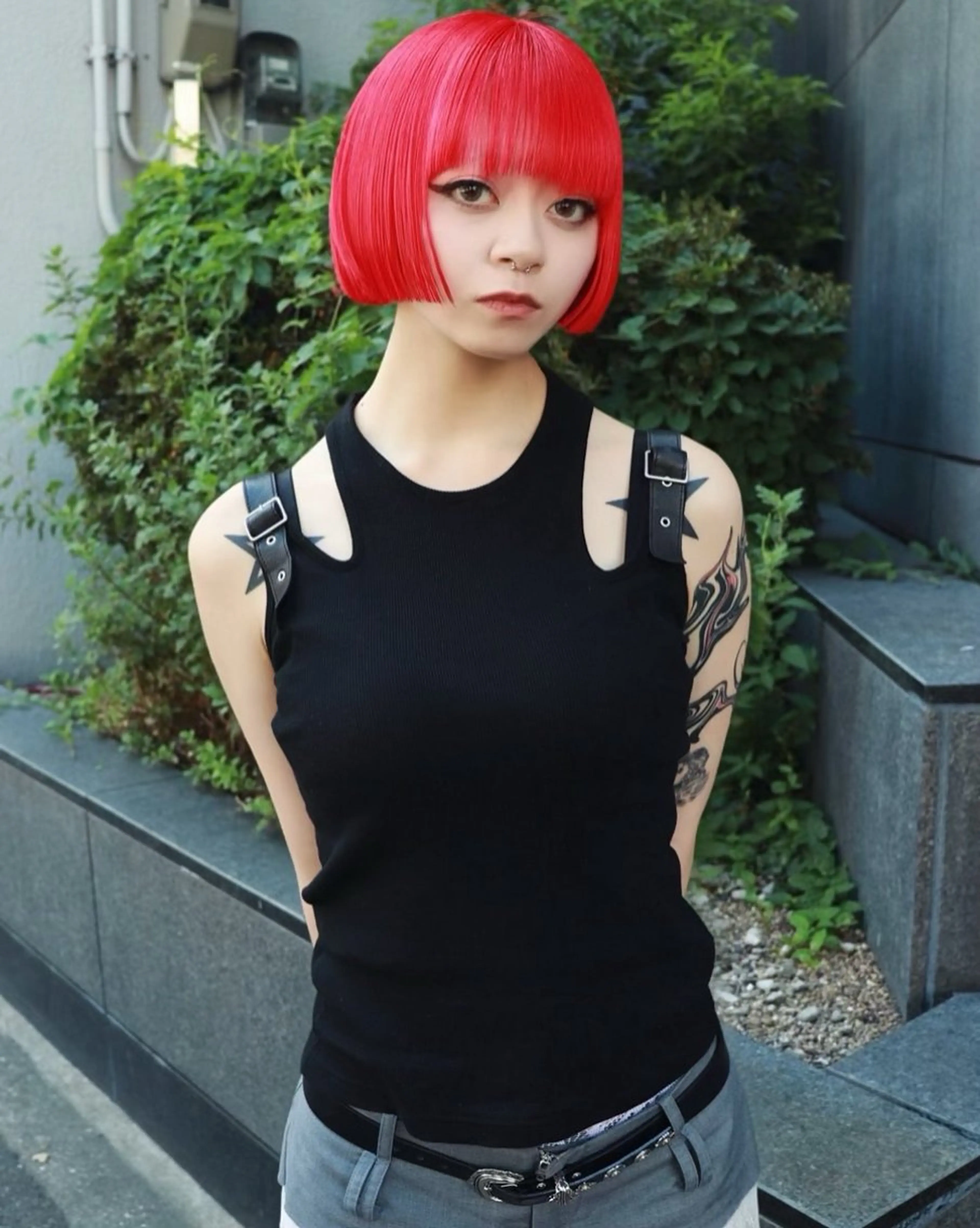 ショート カラー ヘアカラー トリートメント 色落ちまで2度綺麗な ハイトーン⭐️ヨシキのヘアスタイル