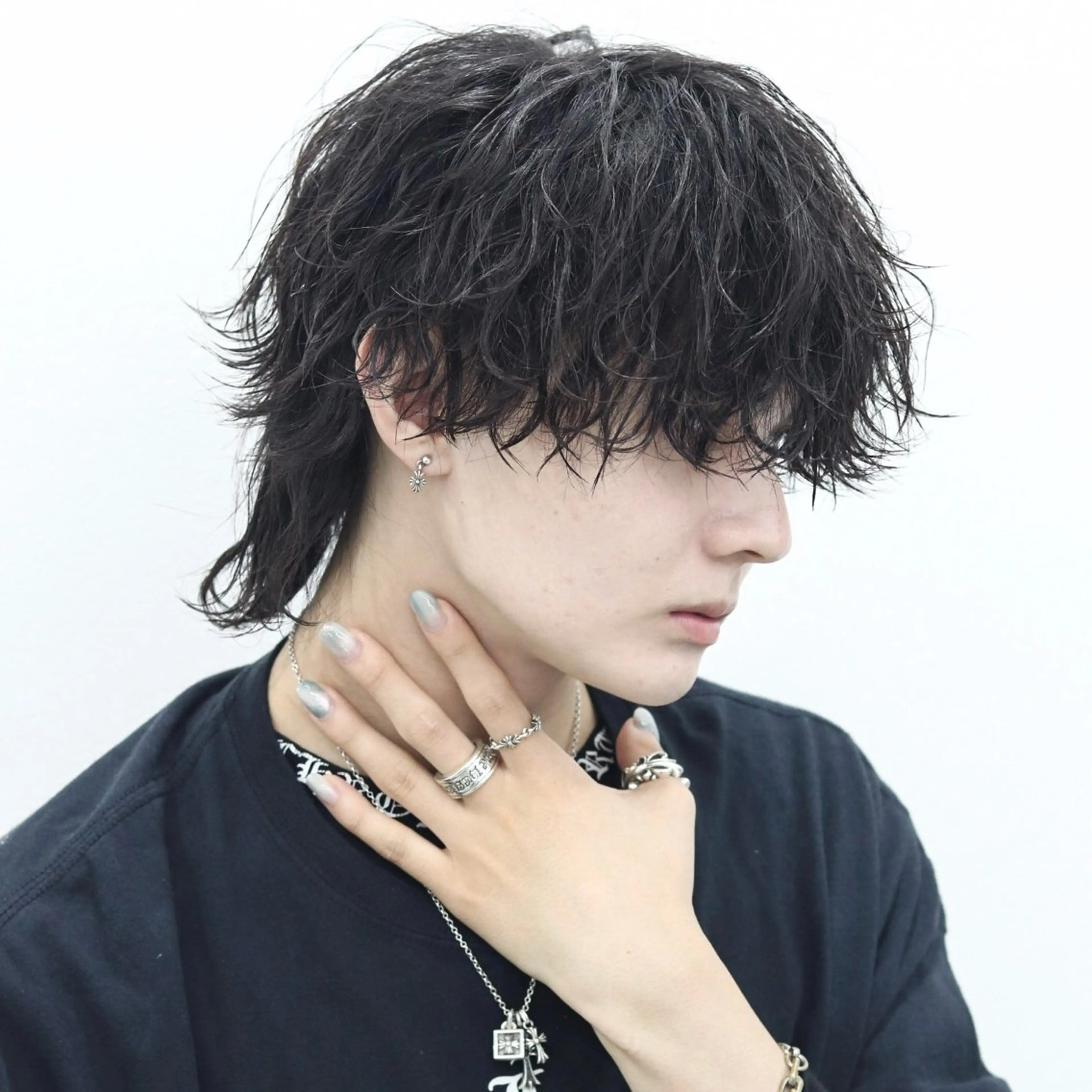 ミディアム カラー パーマ メンズ カット パーマ トリートメント メンズ特化 😎キョウヘイ😎のヘアスタイル