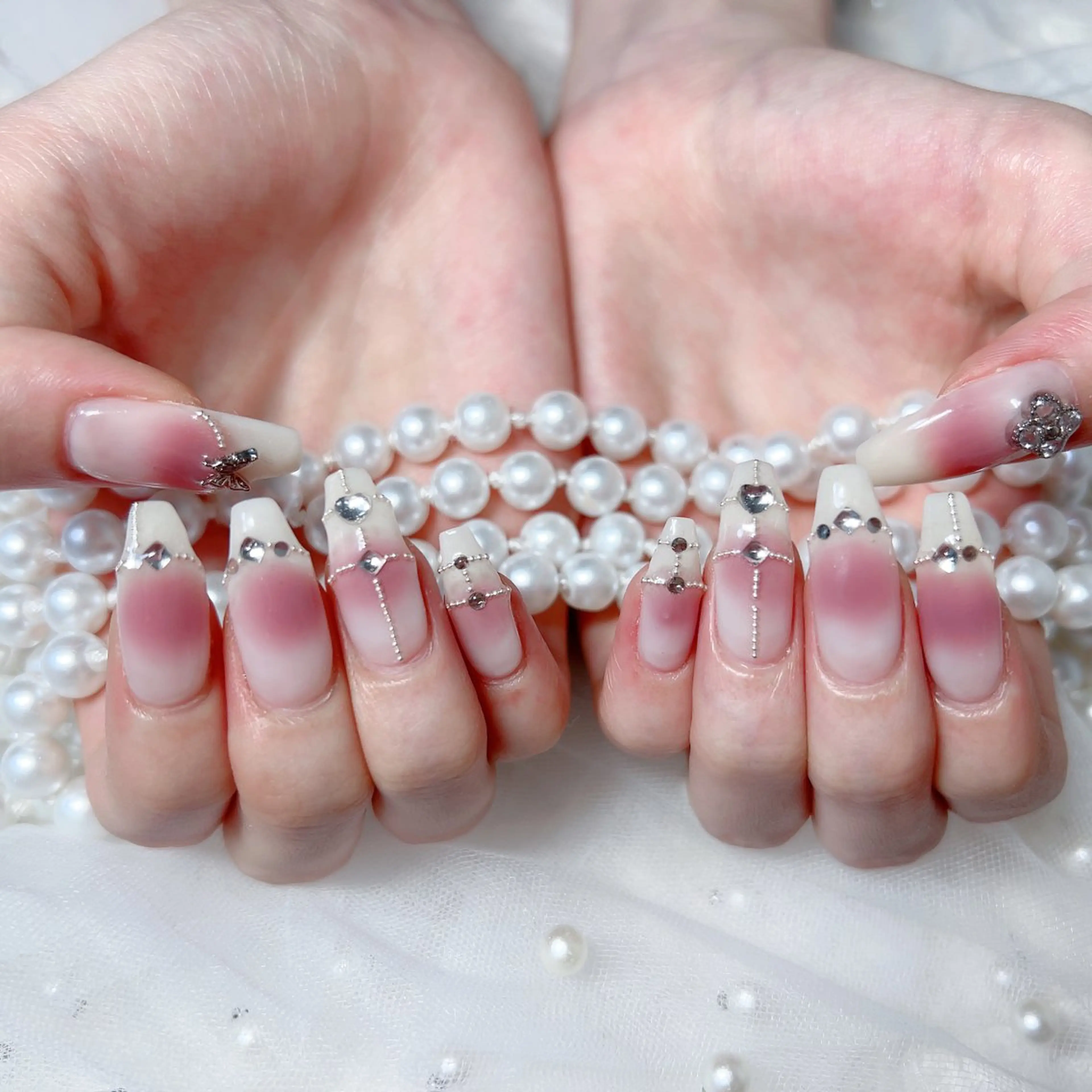 ネイル M🌷nail 長さだし専門店のネイルデザイン